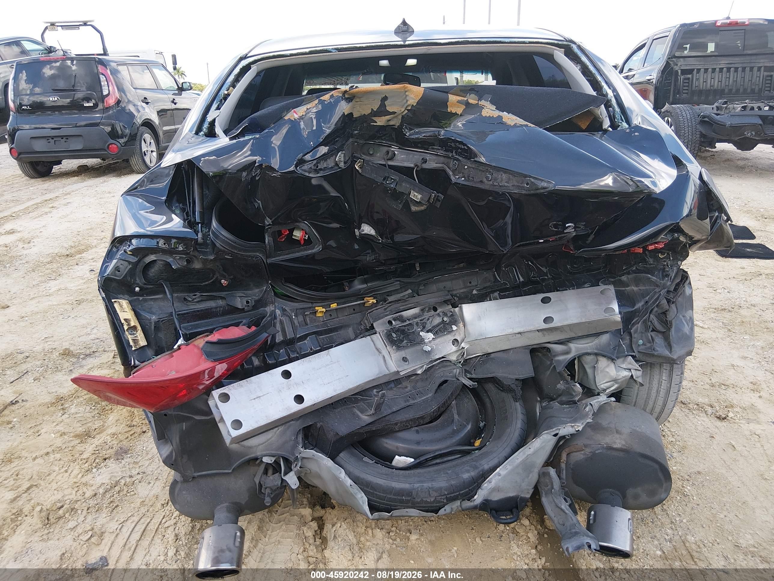 2012 Infiniti G25 Journey Черный vin: JN1DV6AP3CM811910