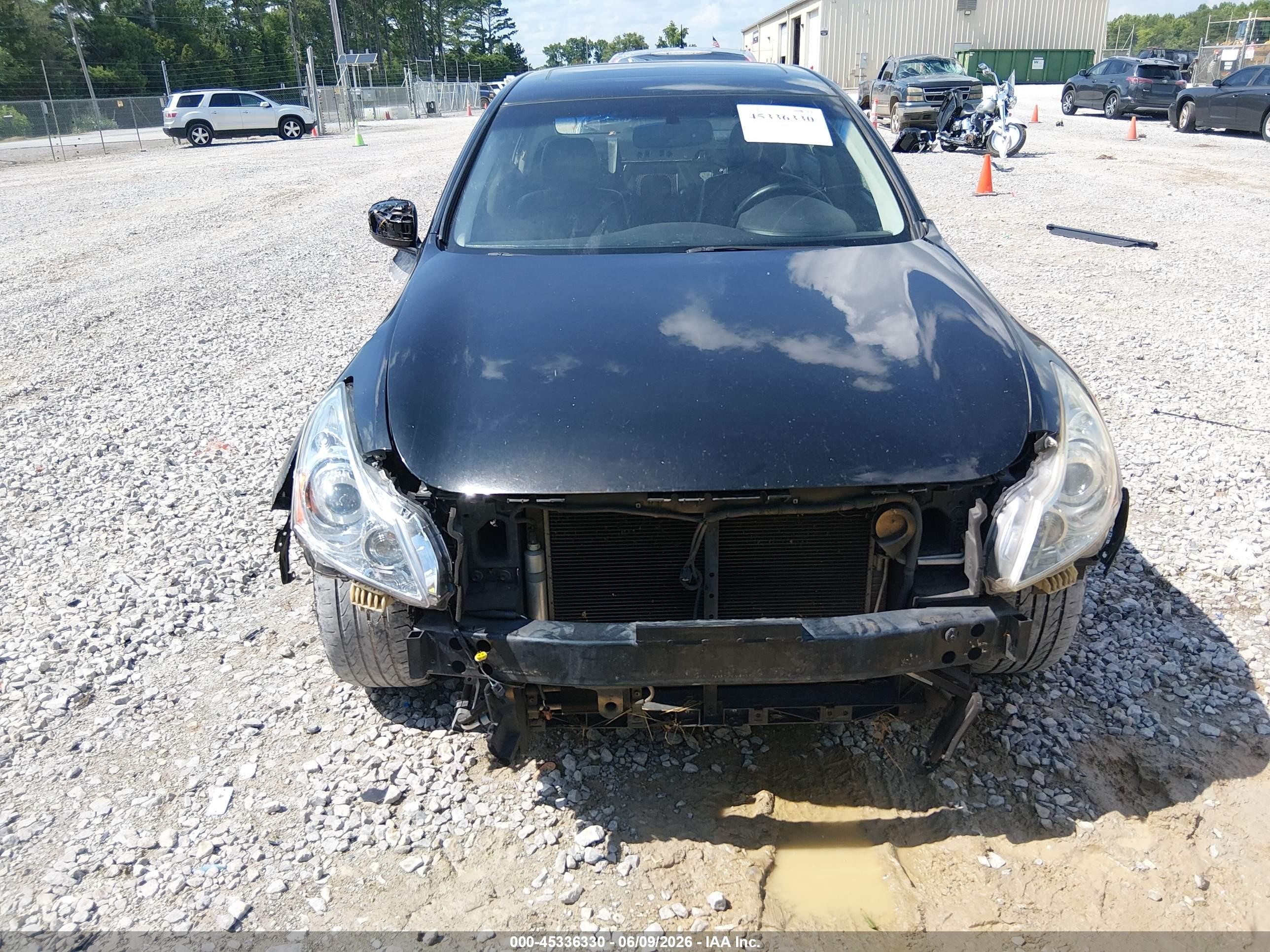 2011 Infiniti G25 Journey Черный vin: JN1DV6AP4BM601184