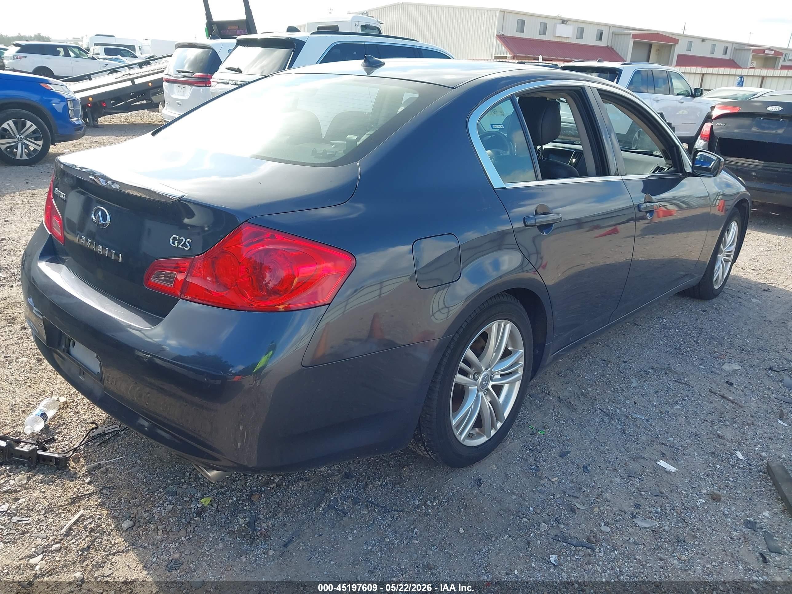 2011 Infiniti G25 Journey Gray vin: JN1DV6AP4BM830691