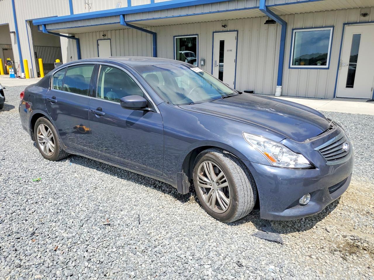 2011 Infiniti G25 Sedan Base Charcoal vin: JN1DV6AP4BM831193