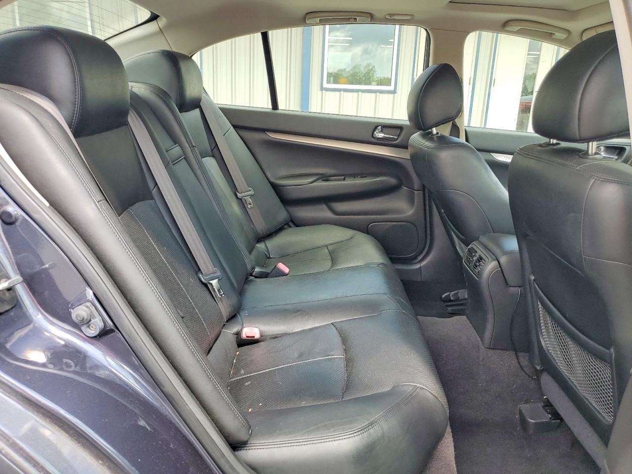 2011 Infiniti G25 Sedan Base Charcoal vin: JN1DV6AP4BM831193