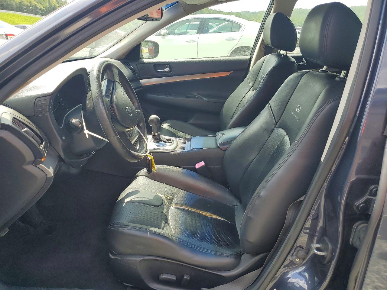 2011 Infiniti G25 Sedan Base Charcoal vin: JN1DV6AP4BM831193