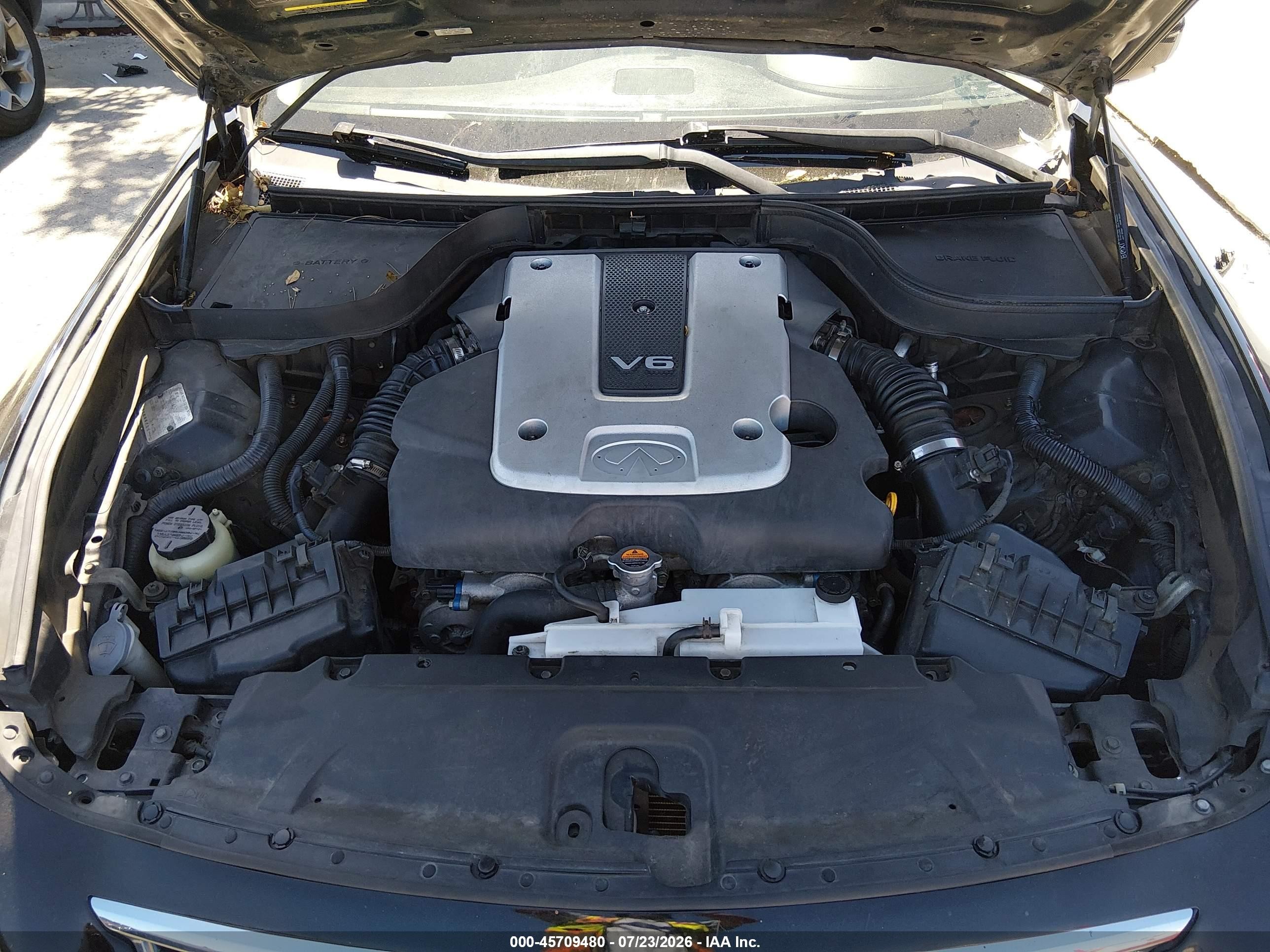 2011 Infiniti G25   Черный vin: JN1DV6AP5BM600433