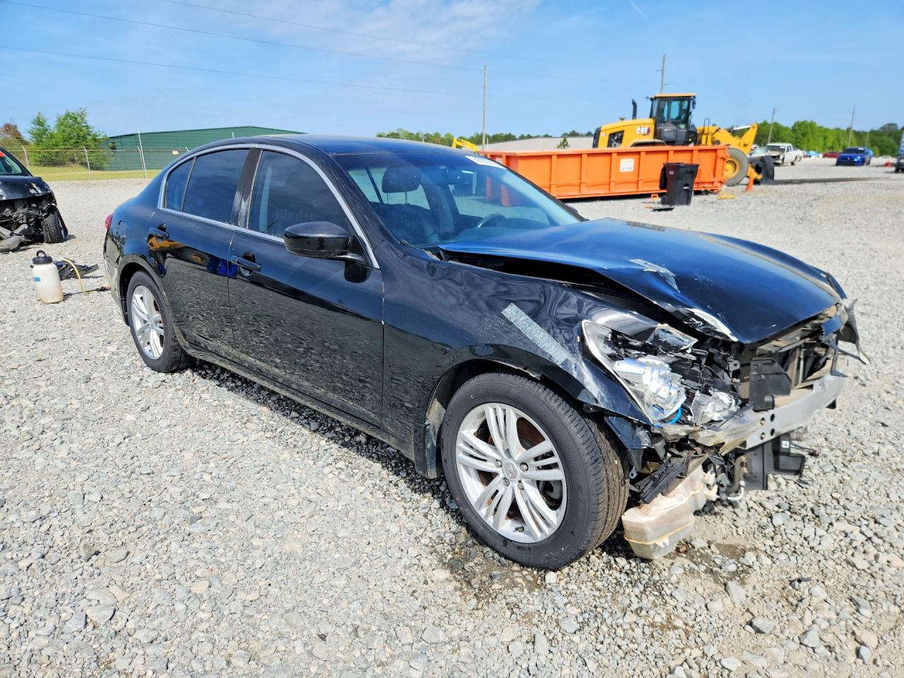 2012 Infiniti G25 Sedan Base Black vin: JN1DV6AP6CM811531