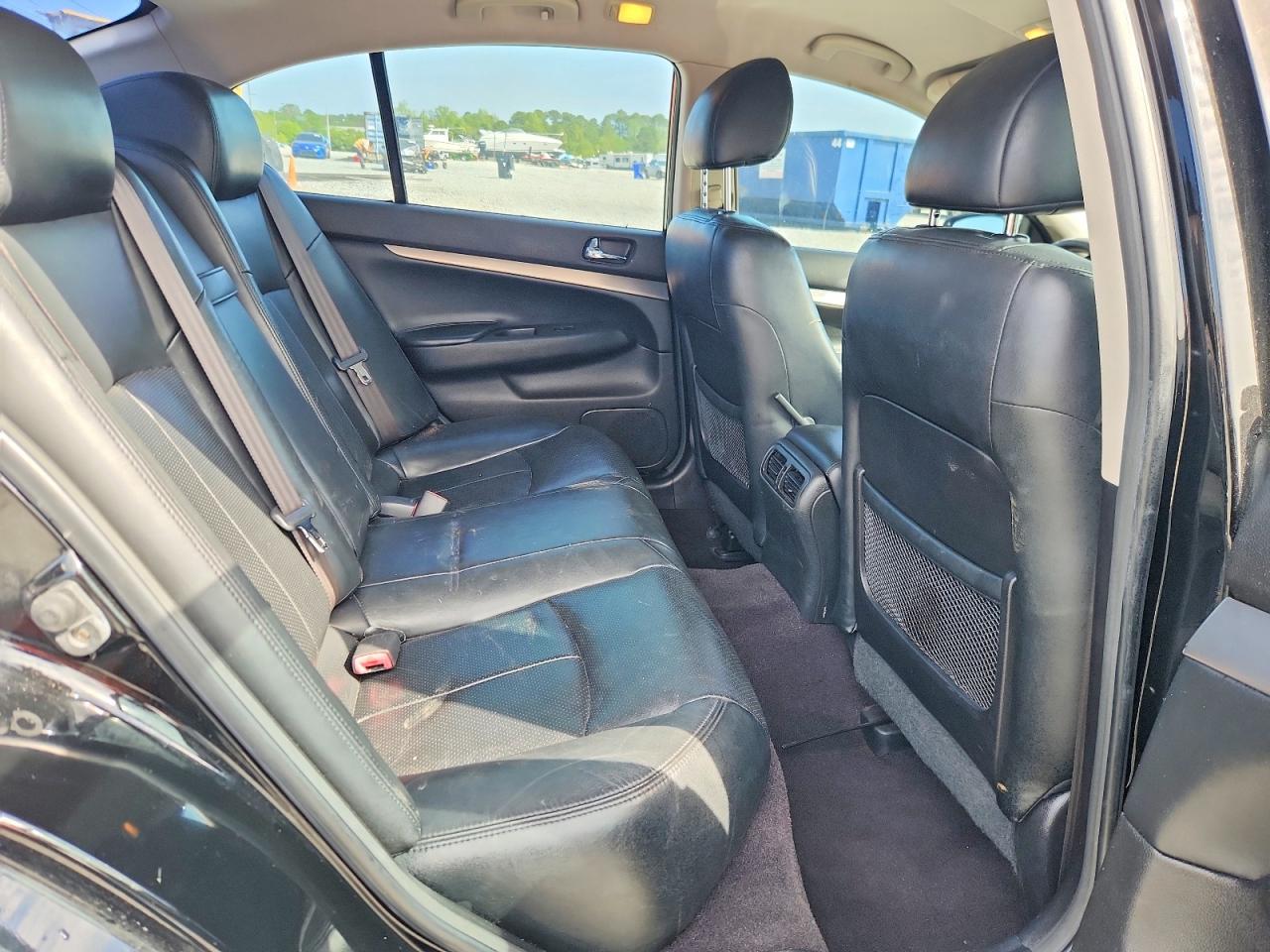 2012 Infiniti G25 Sedan Base Black vin: JN1DV6AP6CM811531