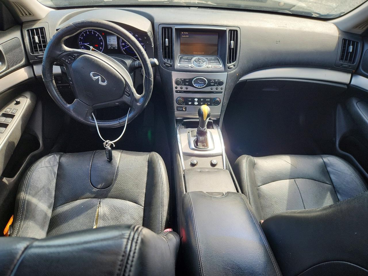 2012 Infiniti G25 Sedan Base Black vin: JN1DV6AP6CM811531