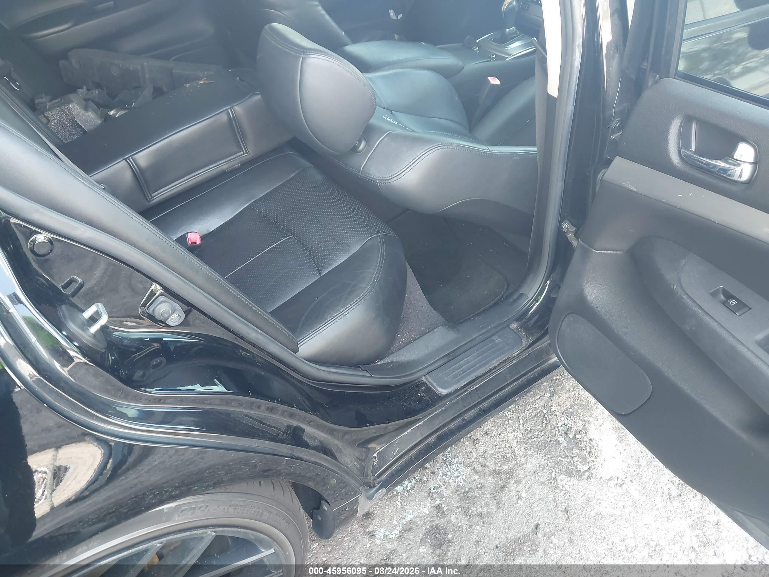 2011 Infiniti G25 Journey Черный vin: JN1DV6AP8BM830399