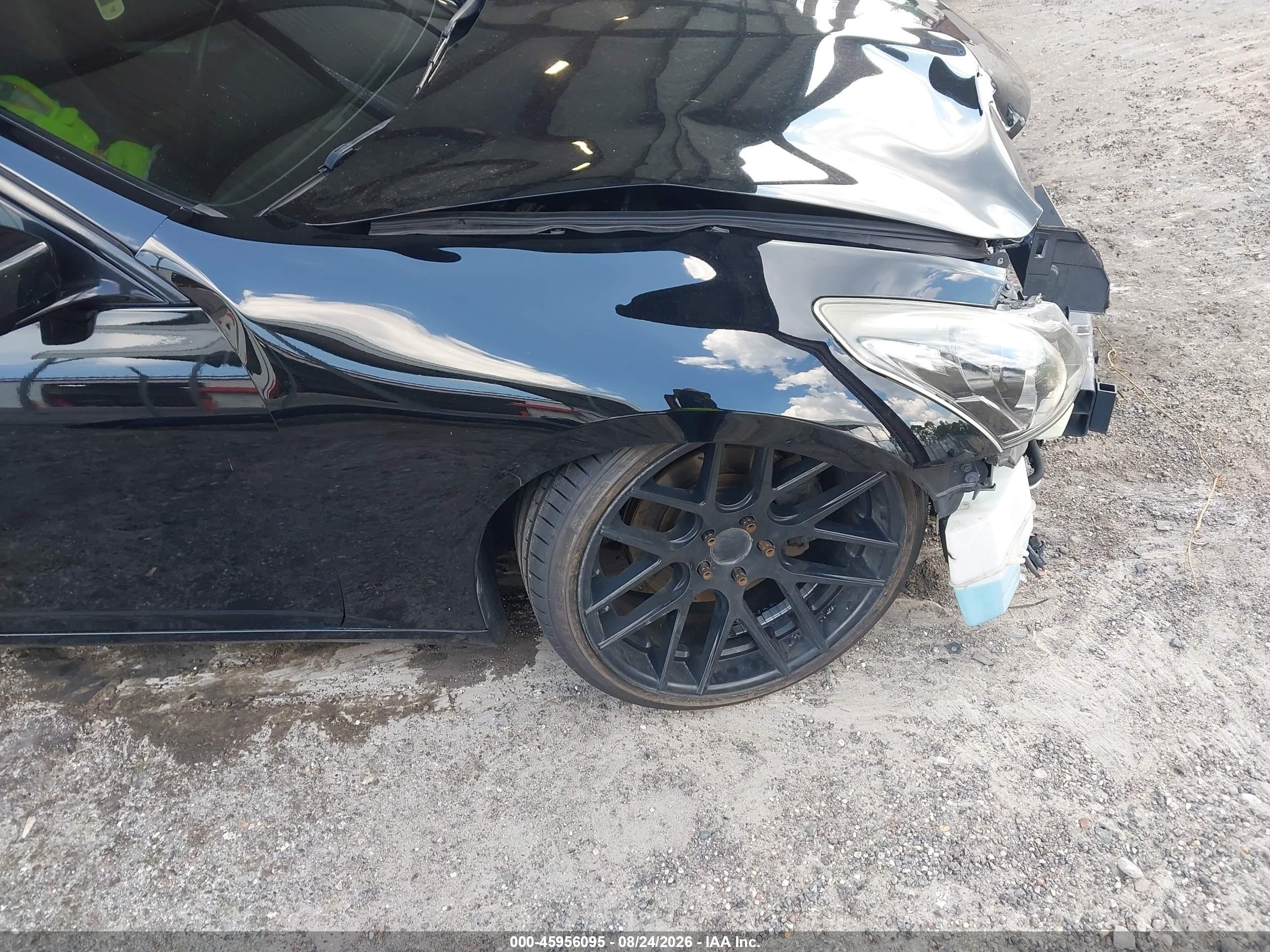2011 Infiniti G25 Journey Черный vin: JN1DV6AP8BM830399