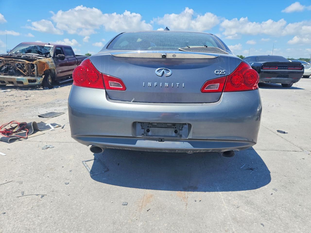2012 Infiniti G25 Sedan Base Gray vin: JN1DV6AP8CM811868