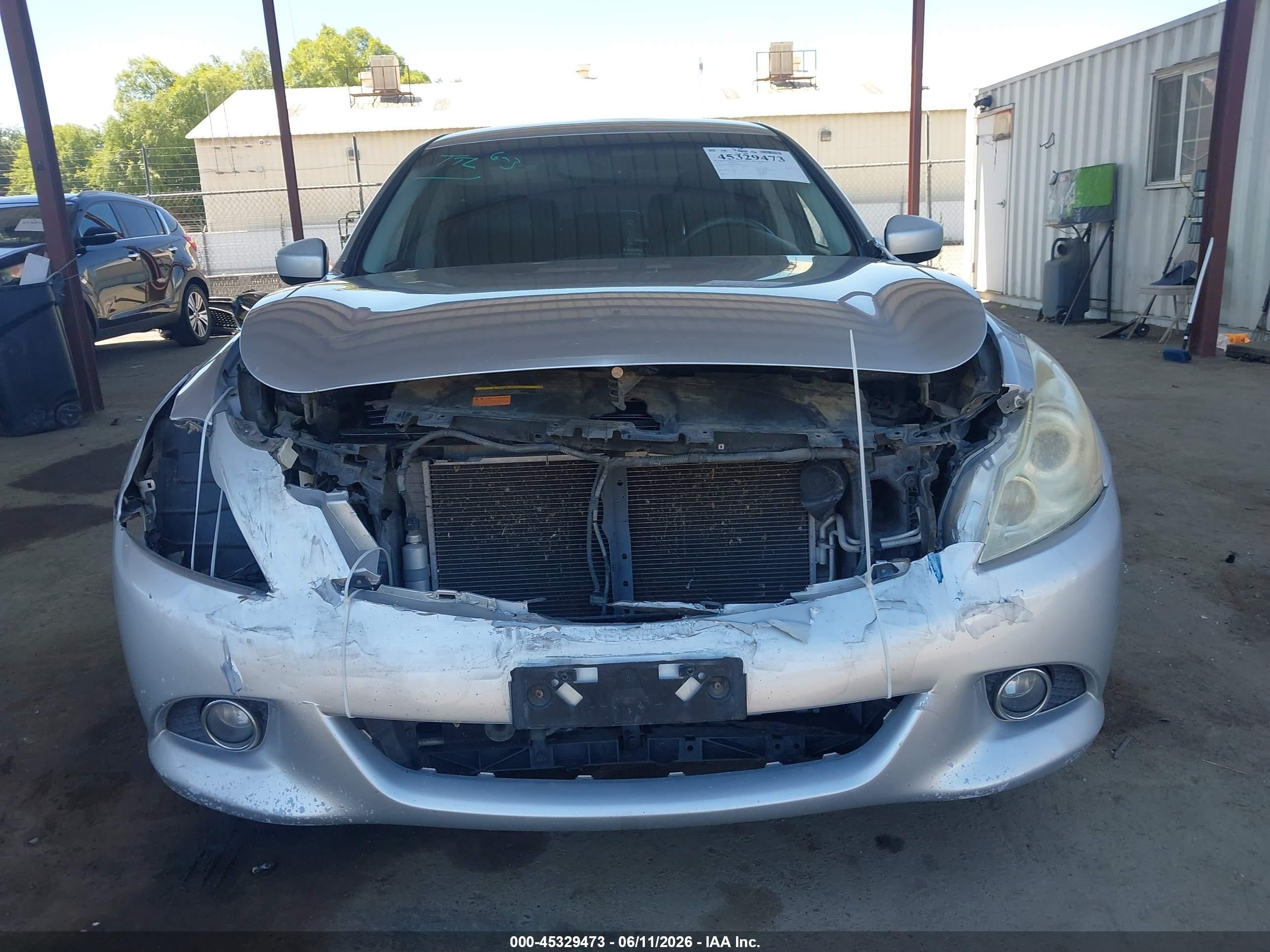 2011 Infiniti G25 Journey Silver vin: JN1DV6AP9BM600094