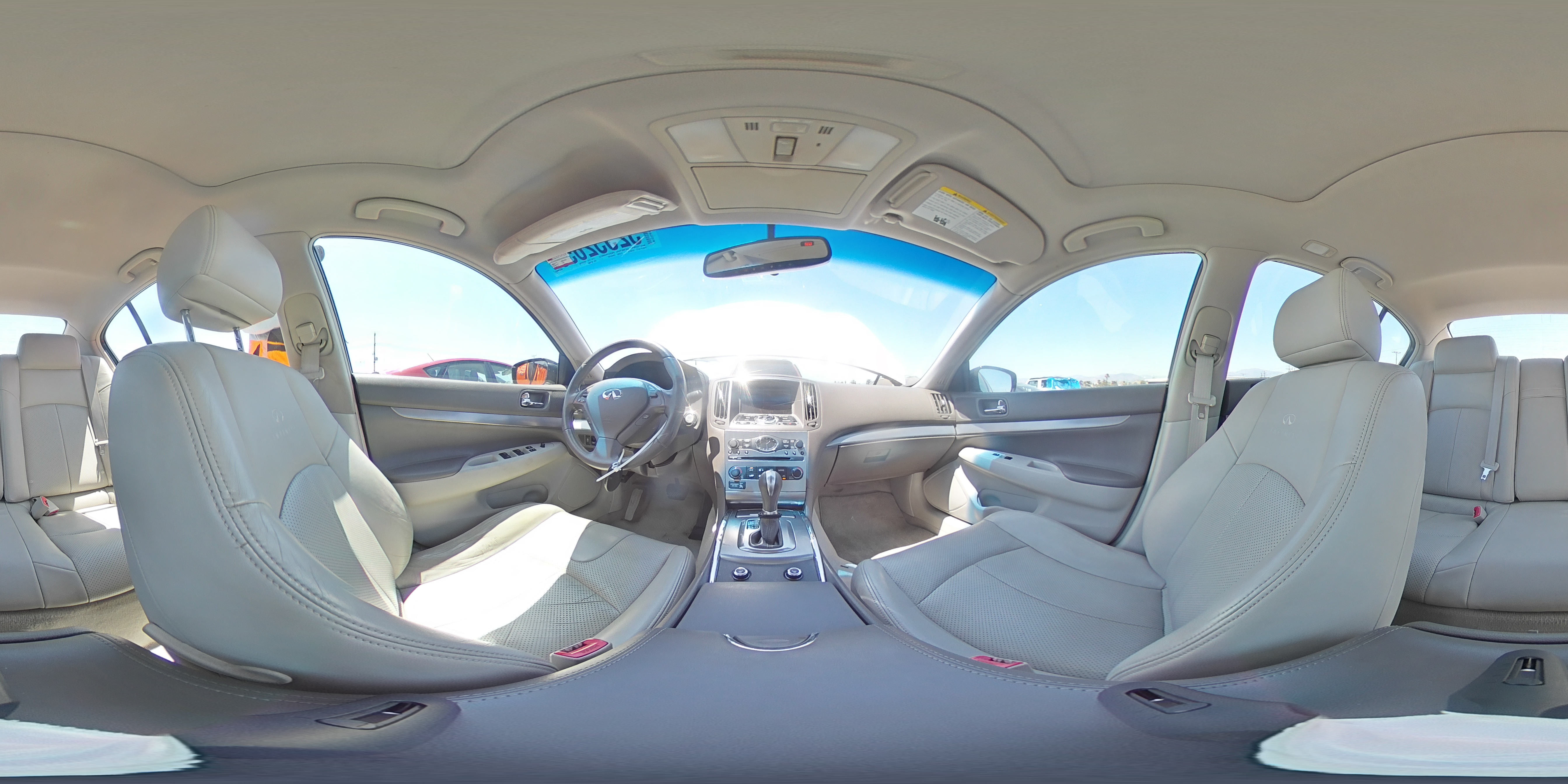 2011 Infiniti G25 Sedan Base White vin: JN1DV6AP9BM601908