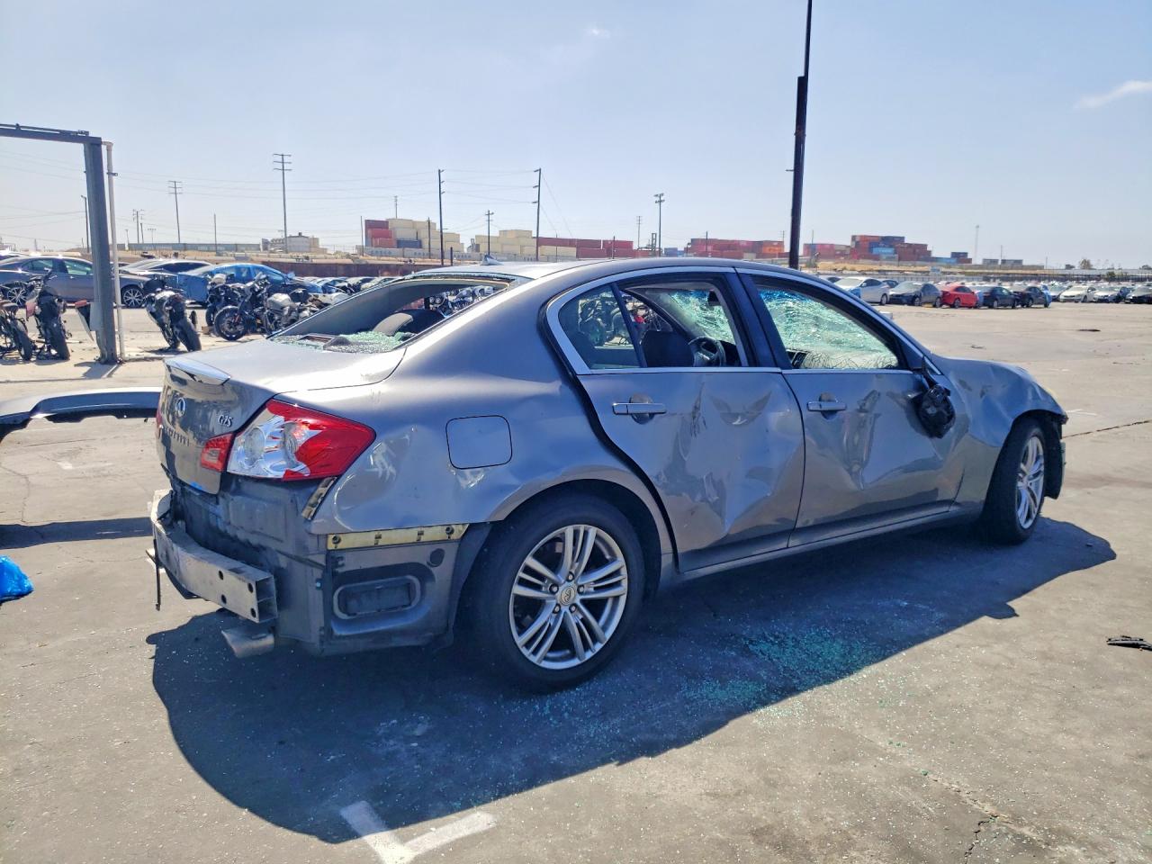 2011 Infiniti G25 Sedan Base Gray vin: JN1DV6AP9BM602816