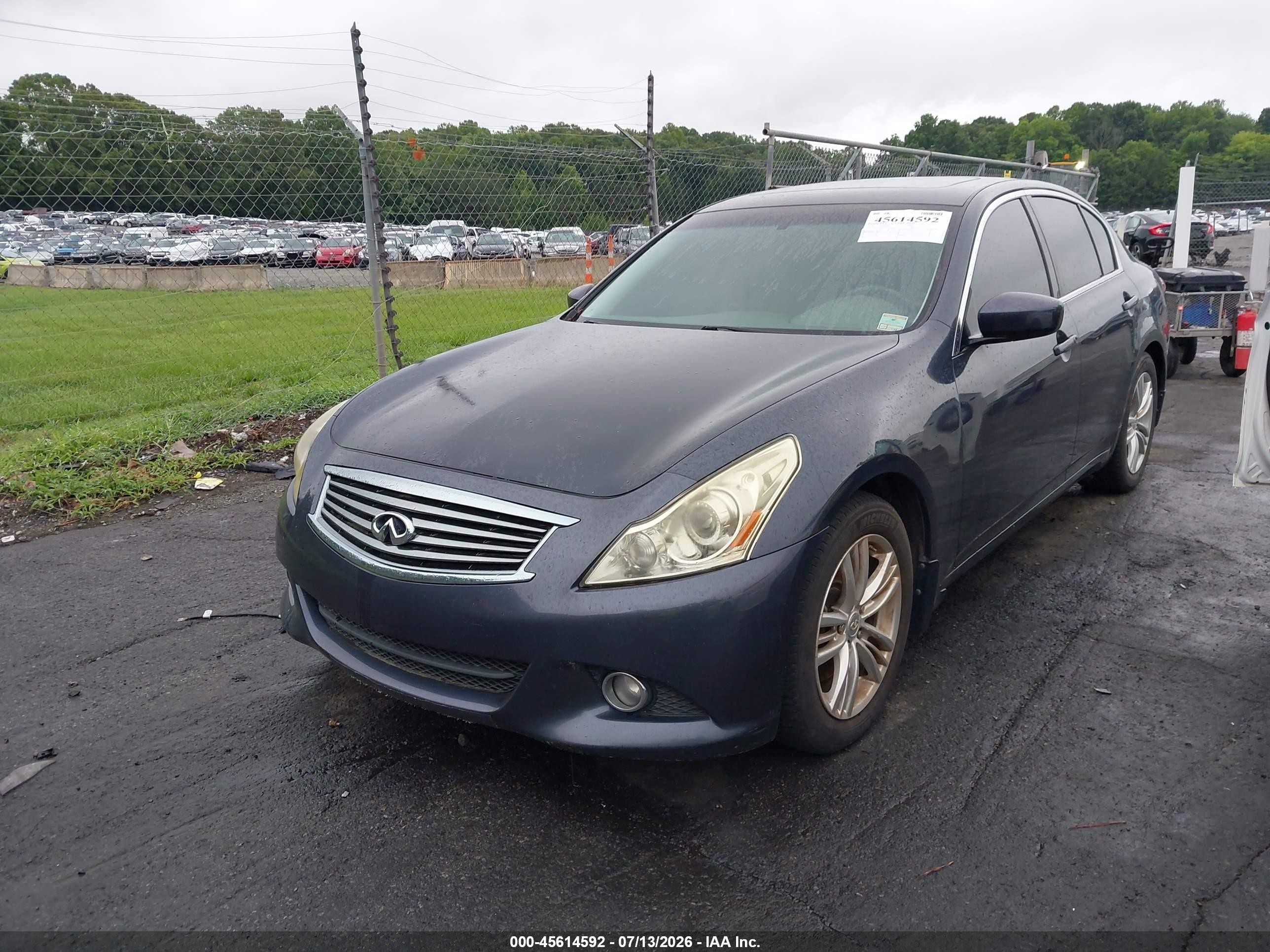 2011 Infiniti G25 Journey Gray vin: JN1DV6AP9BM830511