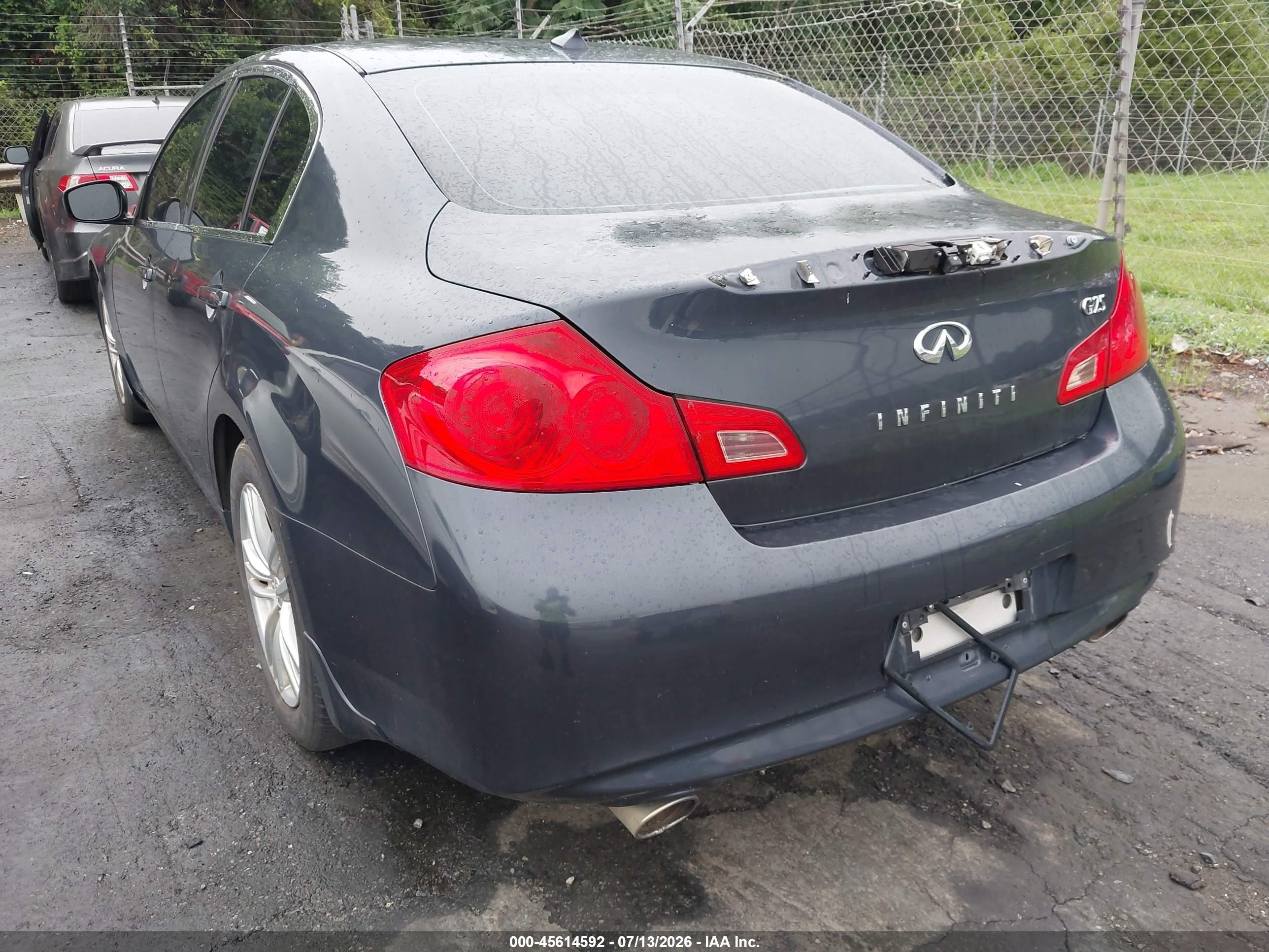 2011 Infiniti G25 Journey Gray vin: JN1DV6AP9BM830511