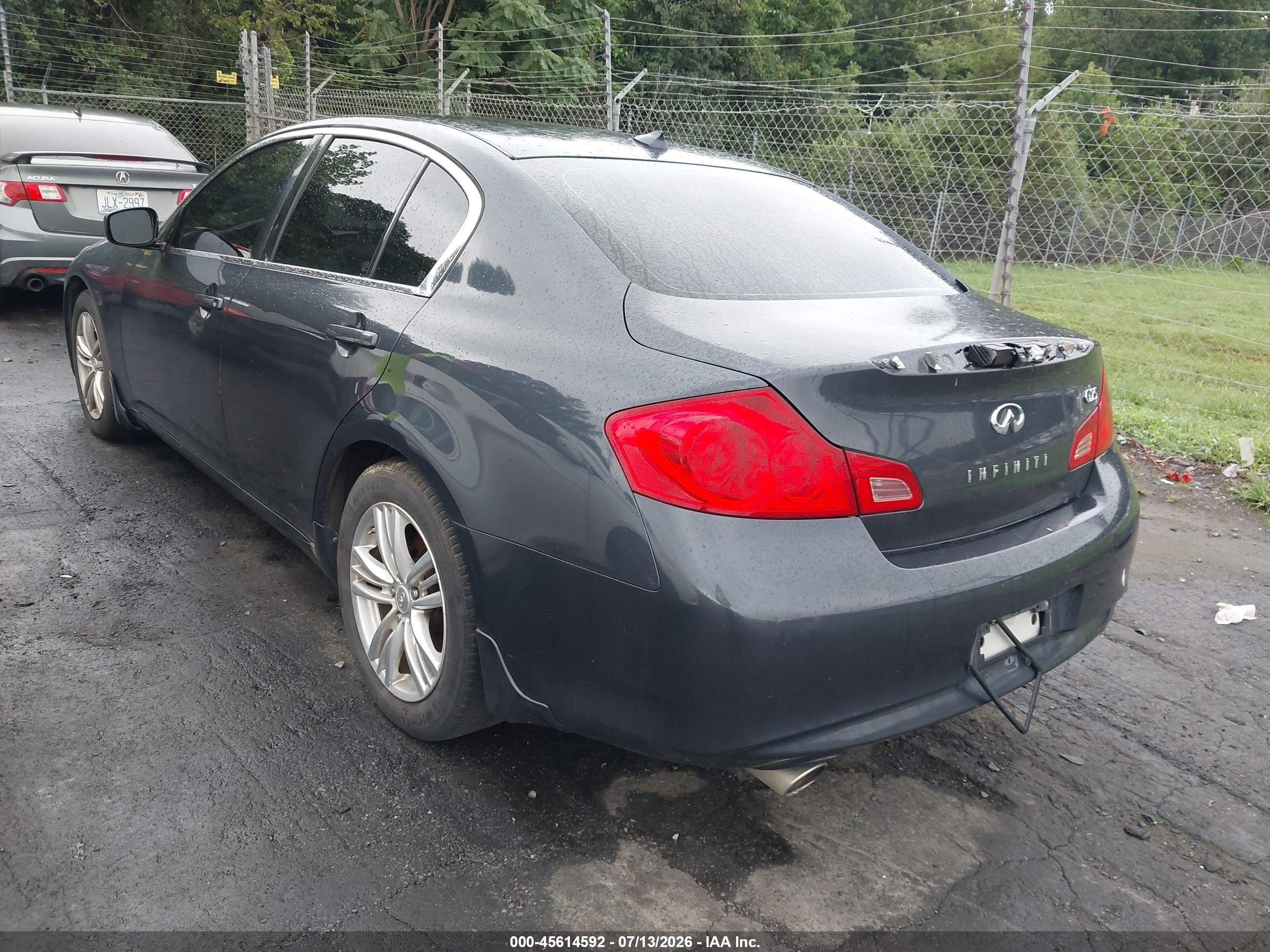 2011 Infiniti G25 Journey Gray vin: JN1DV6AP9BM830511