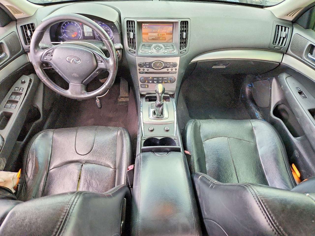 2012 Infiniti G35 Black vin: JN1DV6AP9CM810938