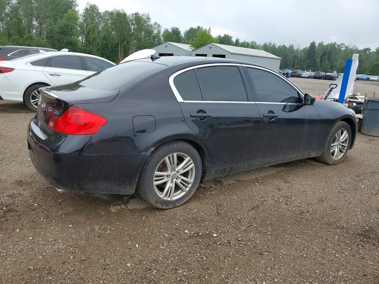 2011 Infiniti G25 Sedan Base Black vin: JN1DV6APXBM604123