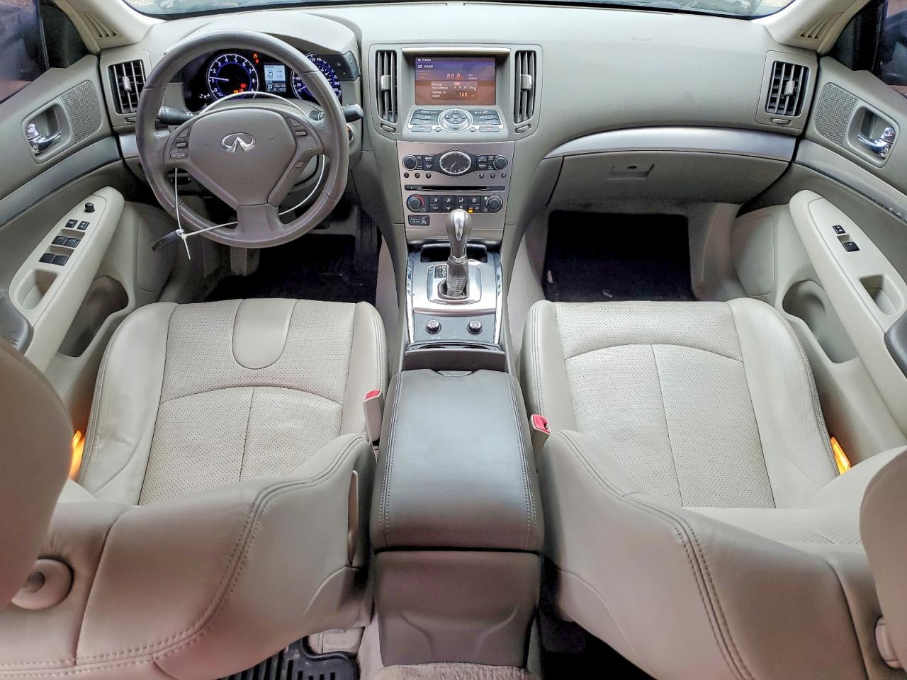 2011 Infiniti G25 Sedan Base Black vin: JN1DV6APXBM604123