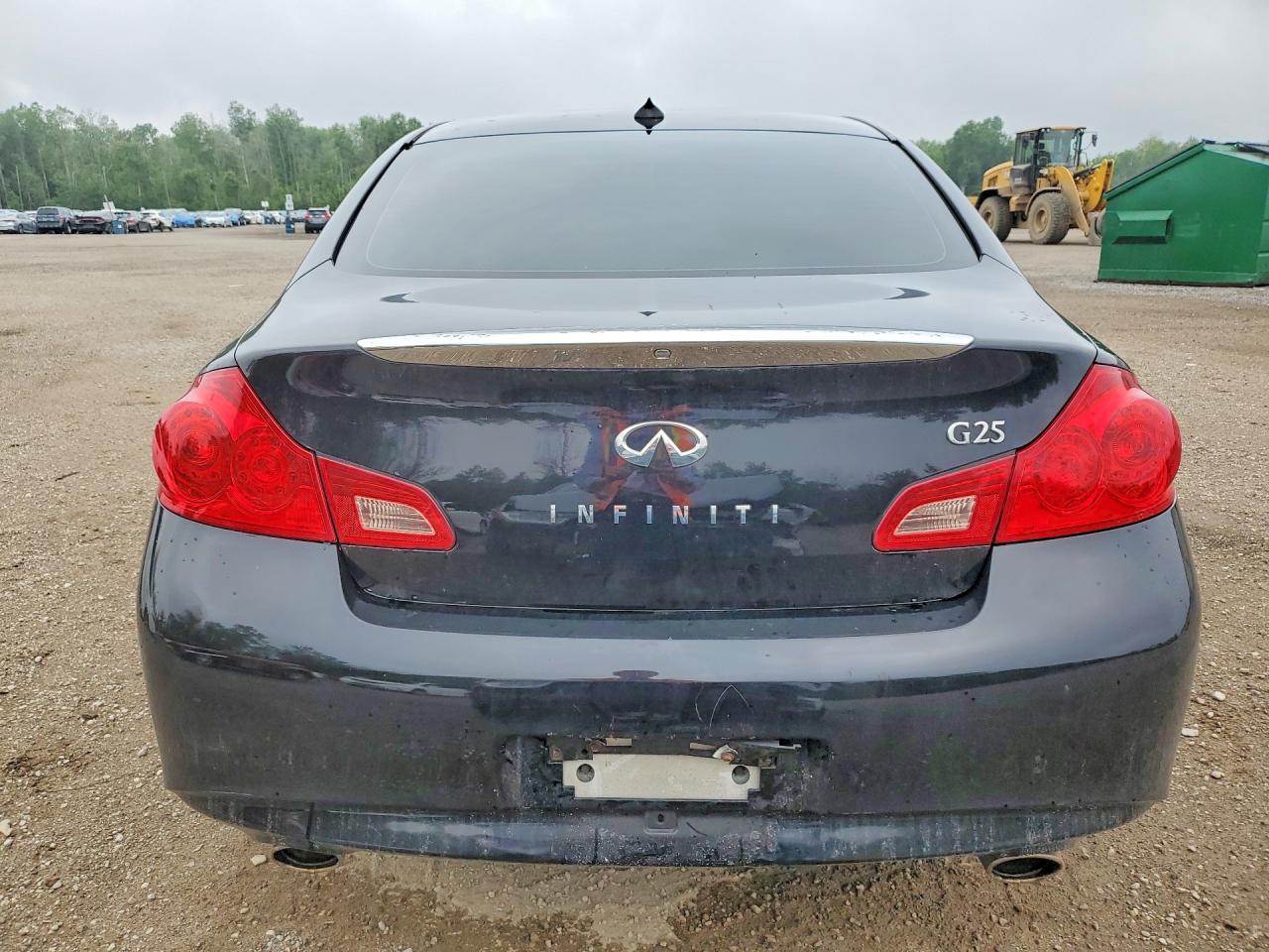 2011 Infiniti G25 Sedan Base Black vin: JN1DV6APXBM604123