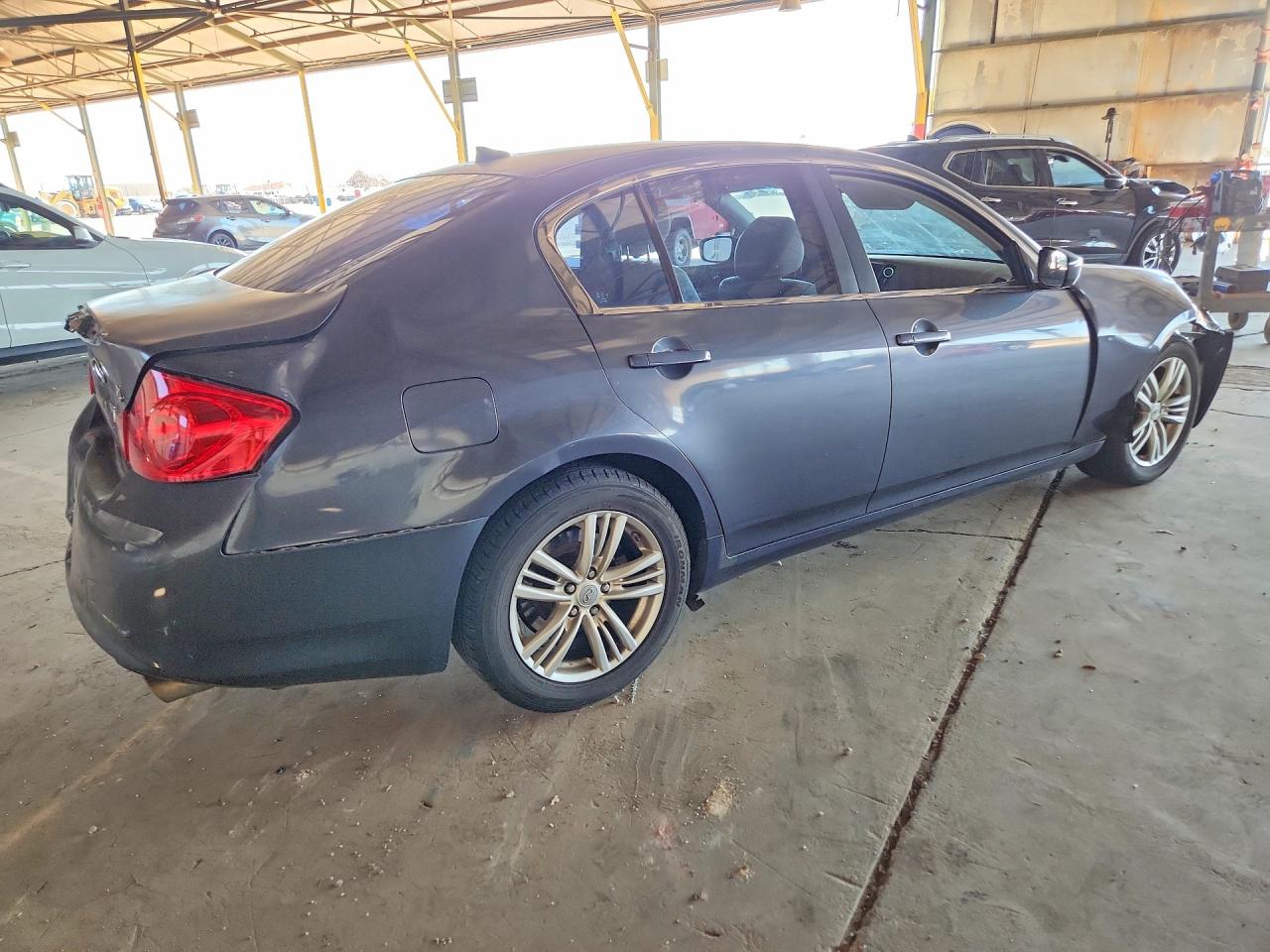 2012 Infiniti G25 Sedan Base Gray vin: JN1DV6APXCM700027