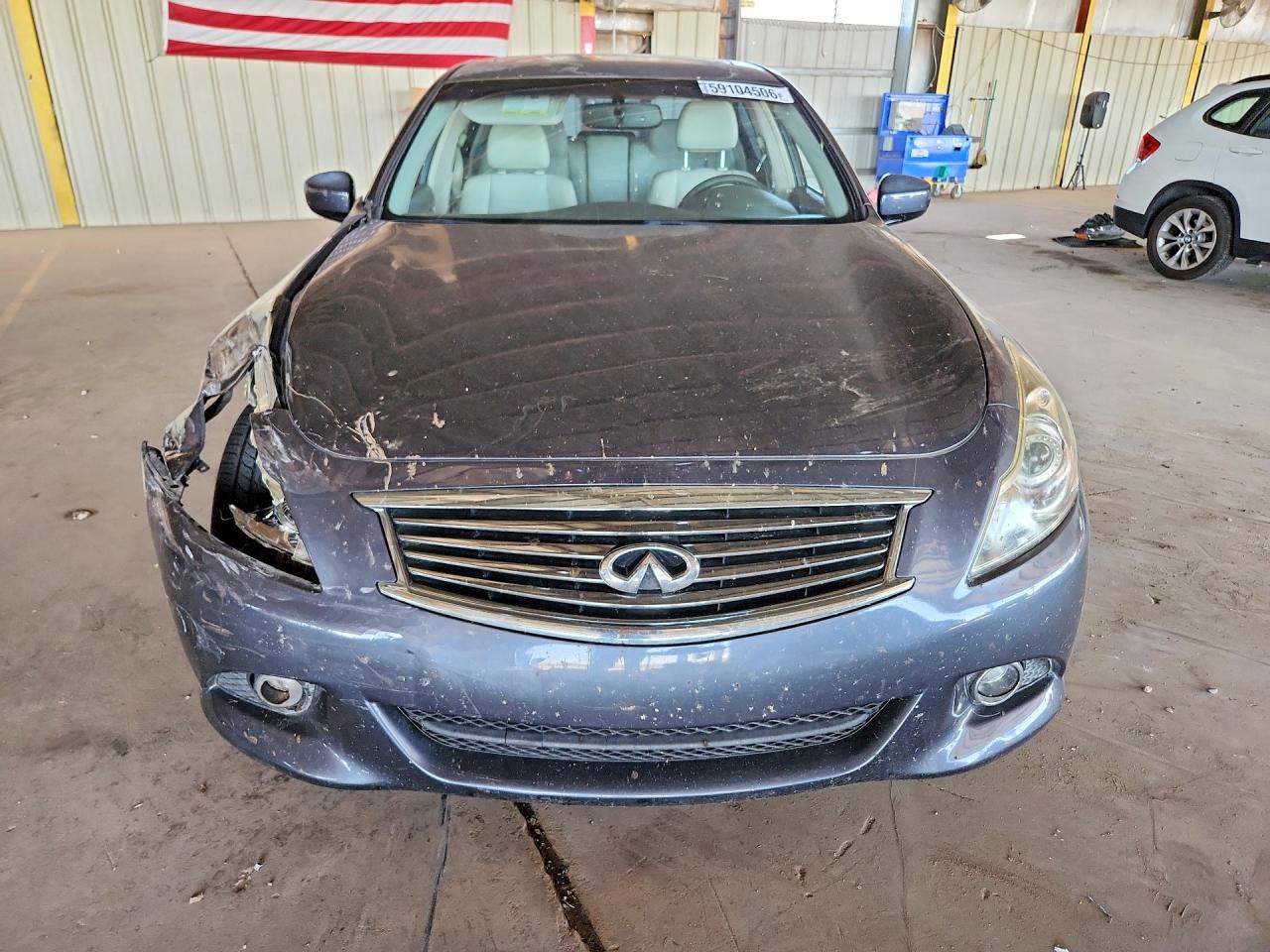 2012 Infiniti G25 Sedan Base Gray vin: JN1DV6APXCM700027
