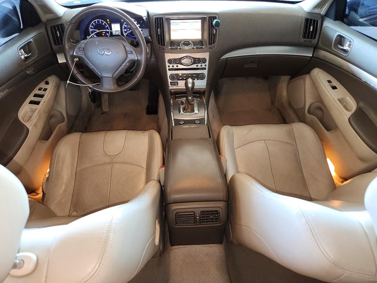 2012 Infiniti G25 Sedan Base Gray vin: JN1DV6APXCM700027
