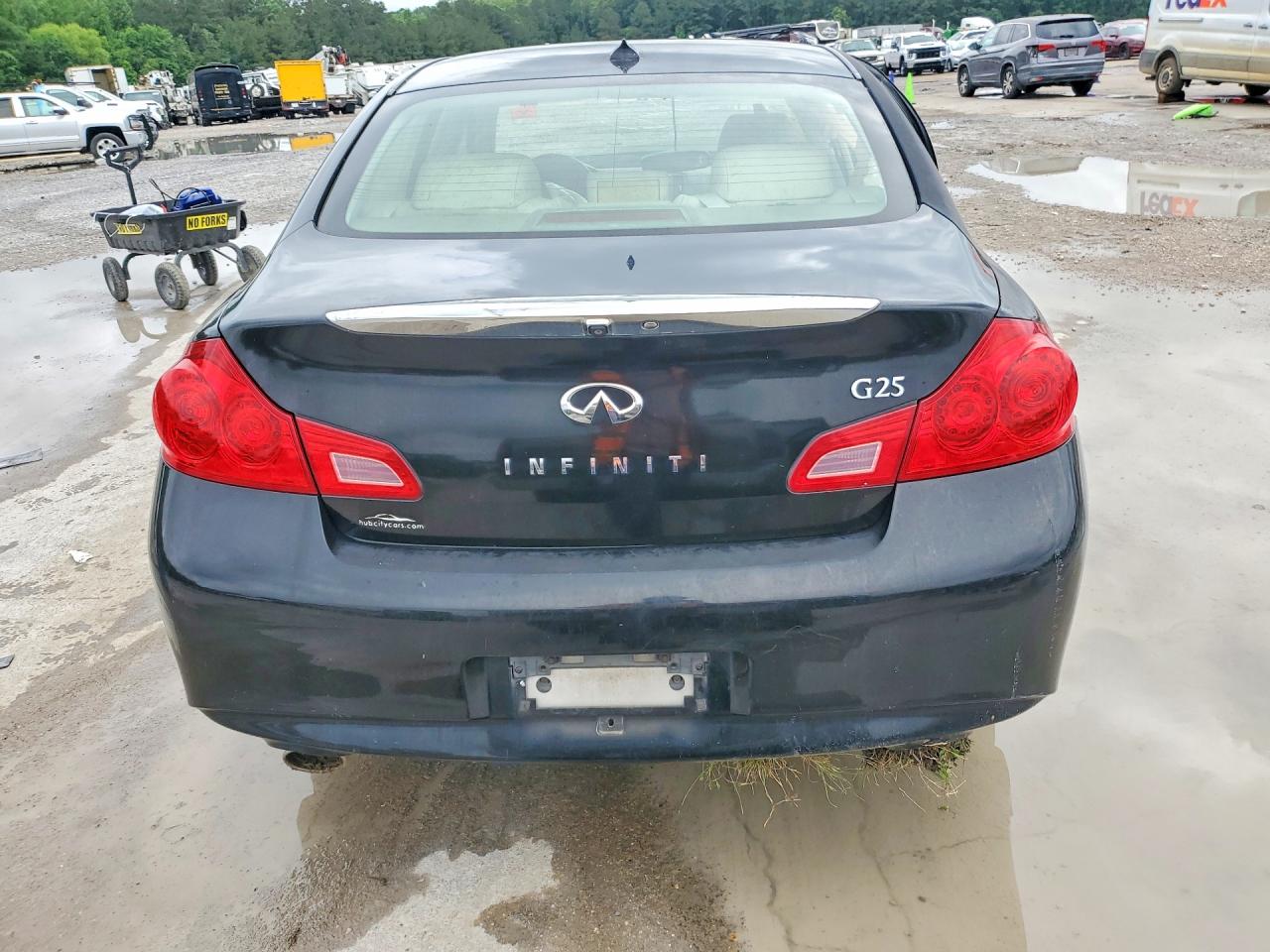 2012 Infiniti G25 Sedan Base Black vin: JN1DV6APXCM810141