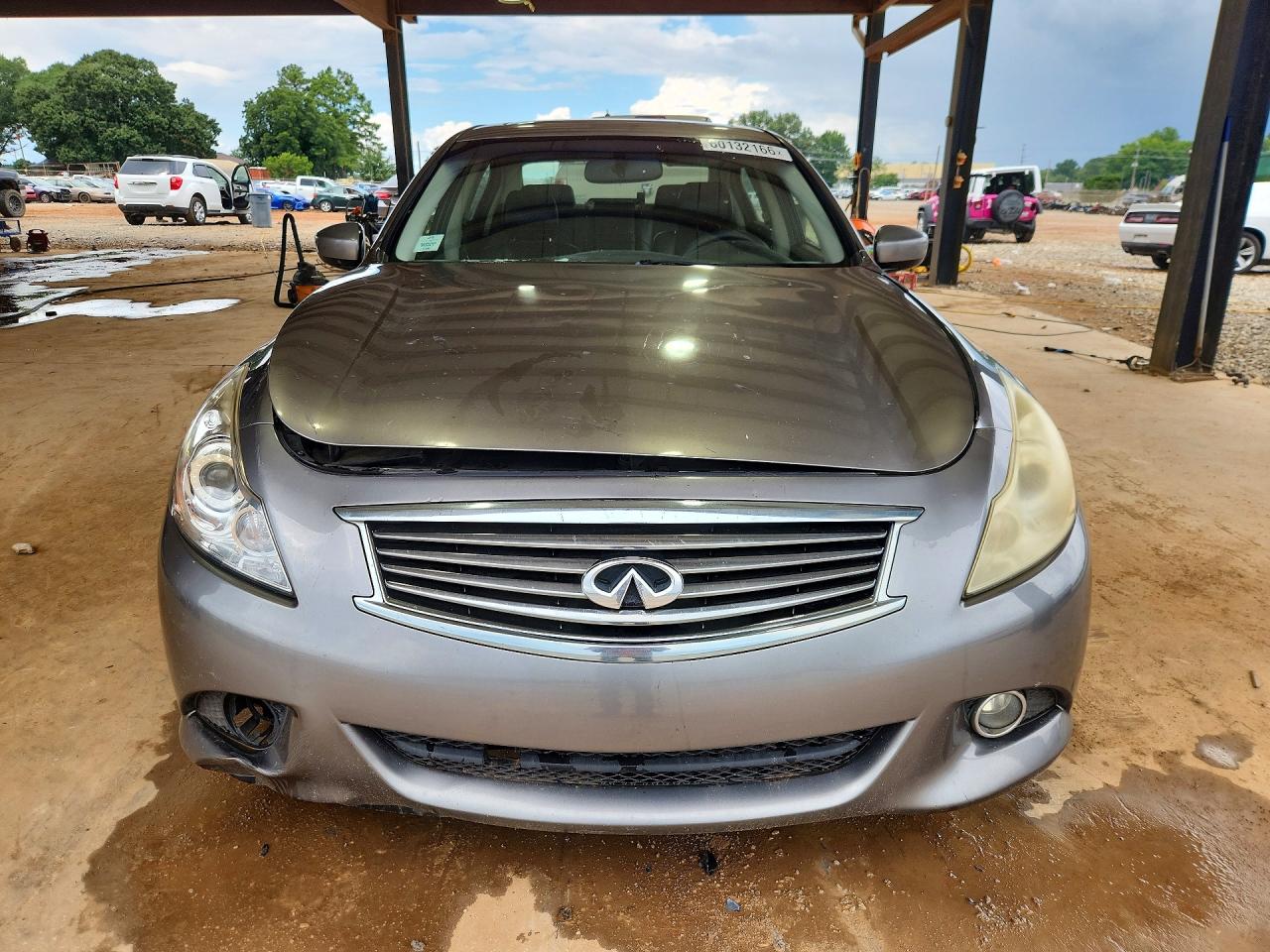 2012 Infiniti G25 Sedan Base Silver vin: JN1DV6APXCM810351
