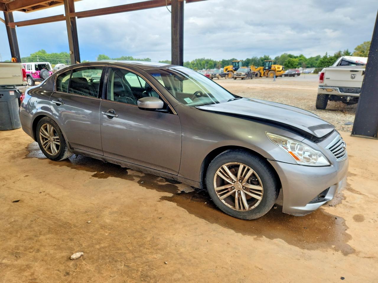 2012 Infiniti G25 Sedan Base Silver vin: JN1DV6APXCM810351