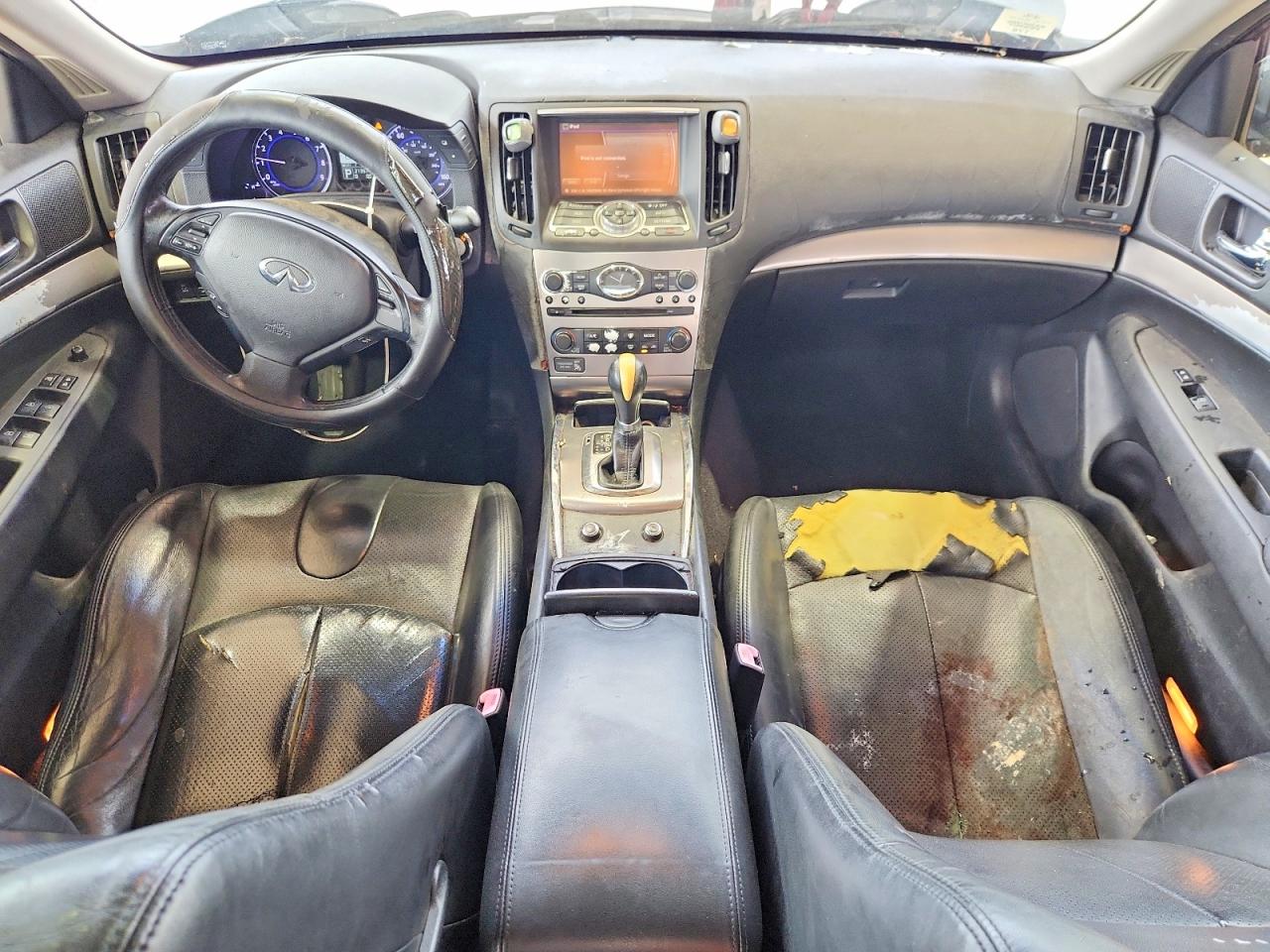 2012 Infiniti G25 Sedan Base Silver vin: JN1DV6APXCM810351
