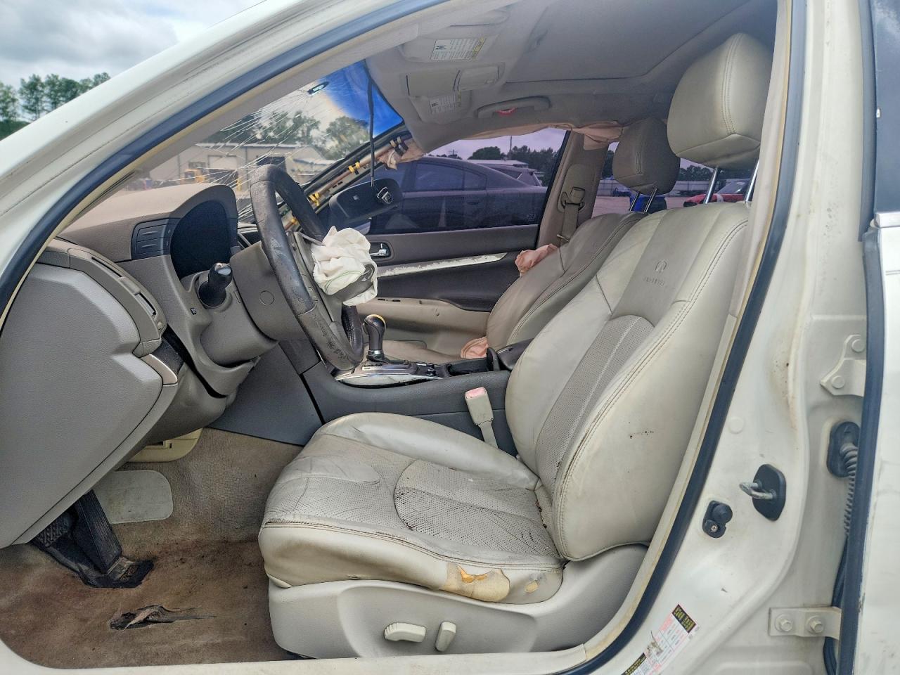 2012 Infiniti G25 Sedan Base Белый vin: JN1DV6APXCM811757