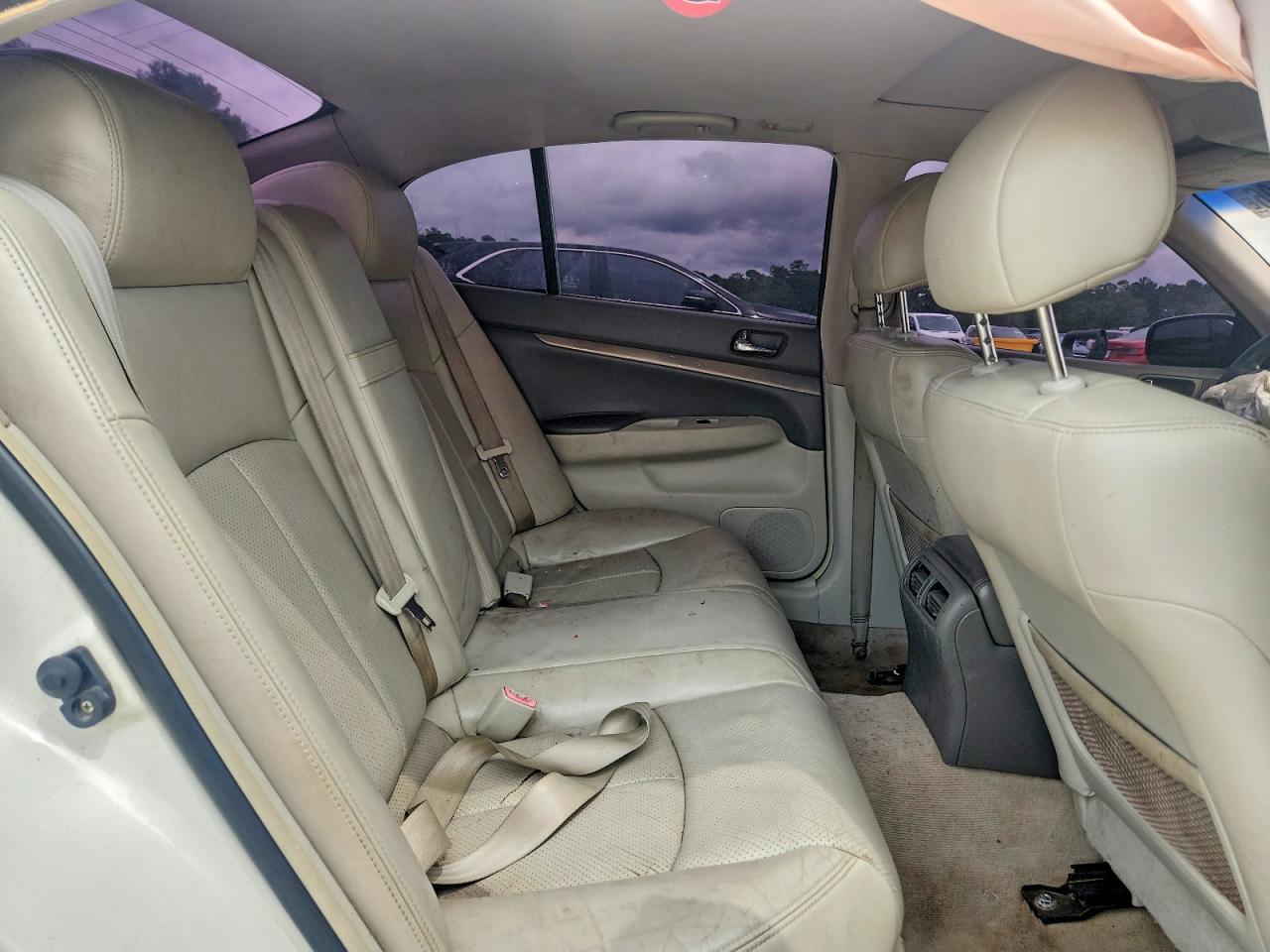 2012 Infiniti G25 Sedan Base Белый vin: JN1DV6APXCM811757