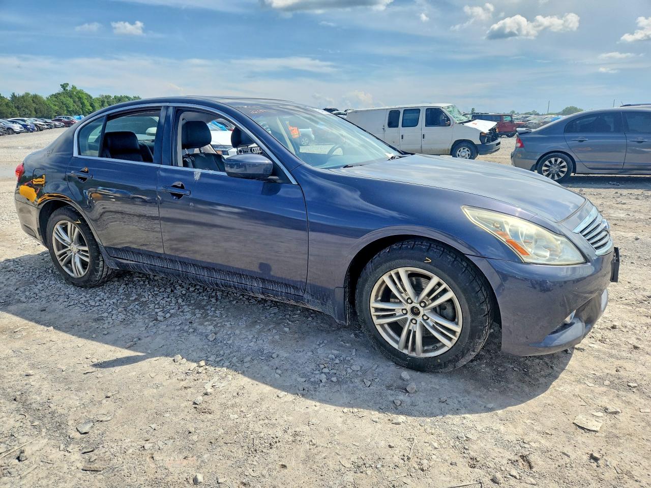 2011 Infiniti G25 Sedan X Угольный vin: JN1DV6AR1BM450323