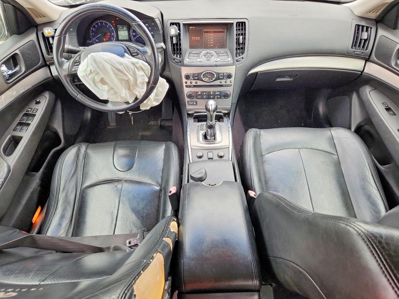 2011 Infiniti G25 Sedan X Белый vin: JN1DV6AR1BM450628