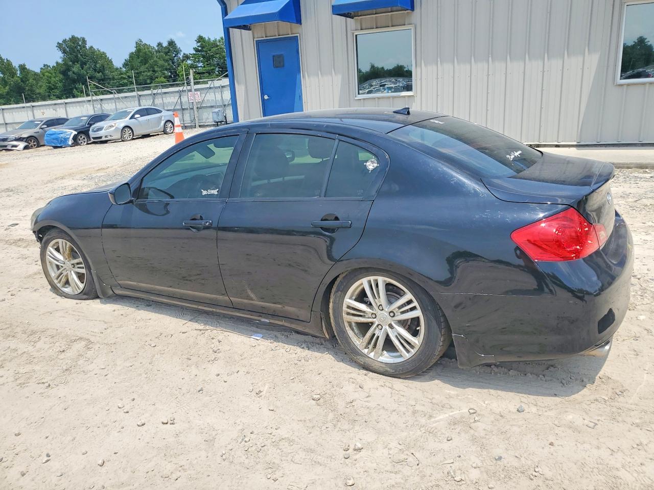 2012 Infiniti G25 Sedan X Black vin: JN1DV6AR1CM730700