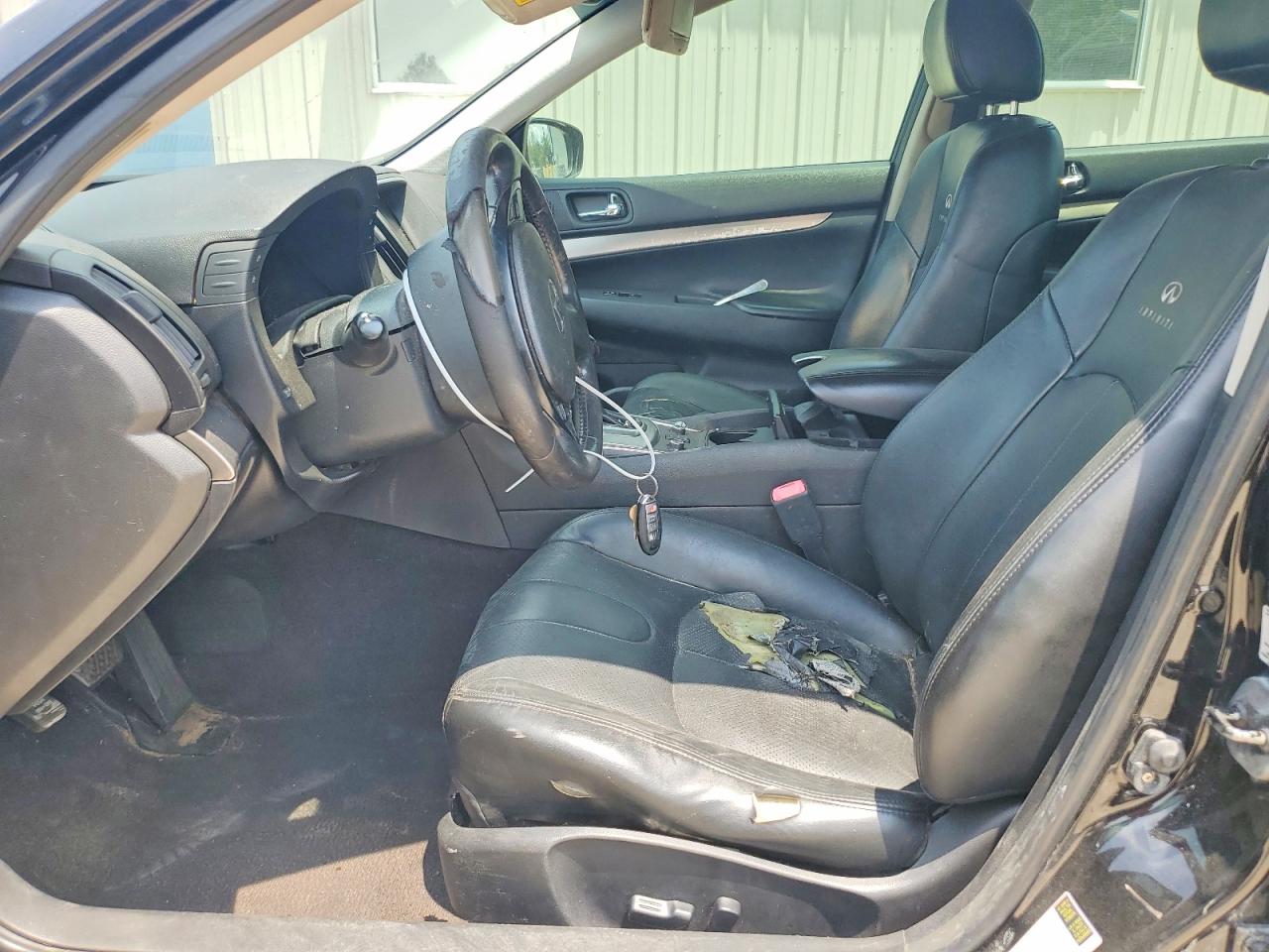 2012 Infiniti G25 Sedan X Black vin: JN1DV6AR1CM730700