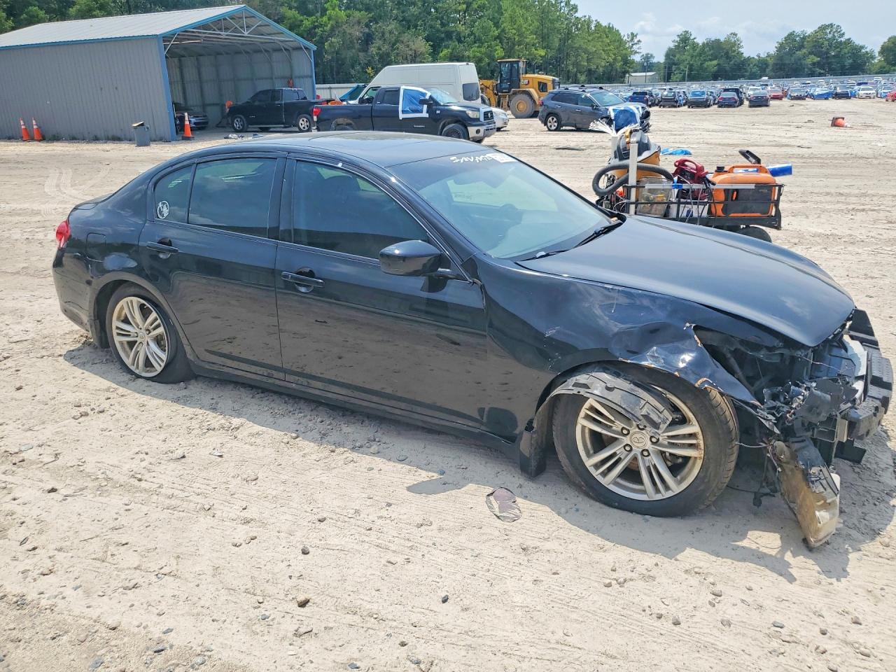2012 Infiniti G25 Sedan X Black vin: JN1DV6AR1CM730700