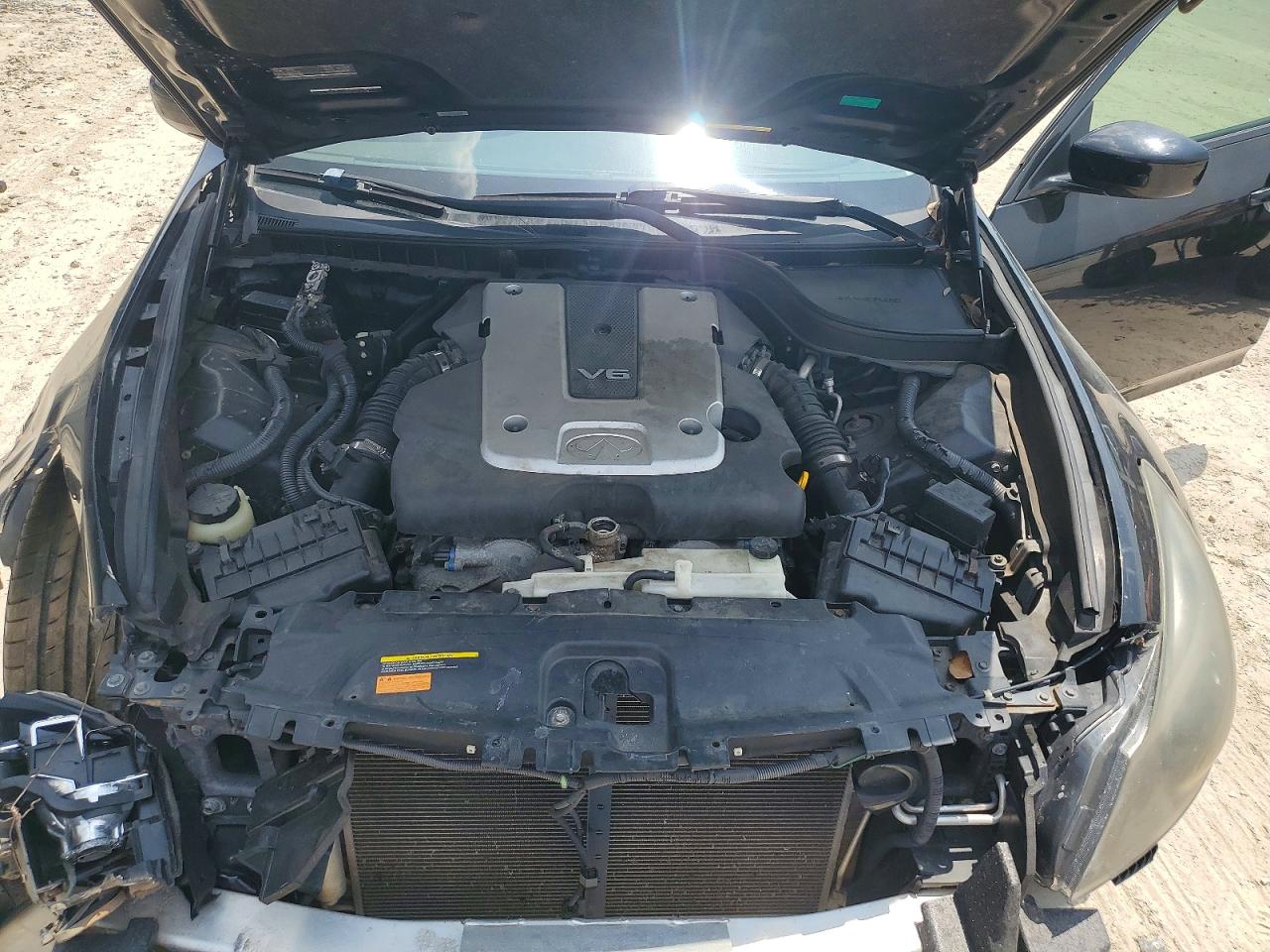 2012 Infiniti G25 Sedan X Black vin: JN1DV6AR1CM730700