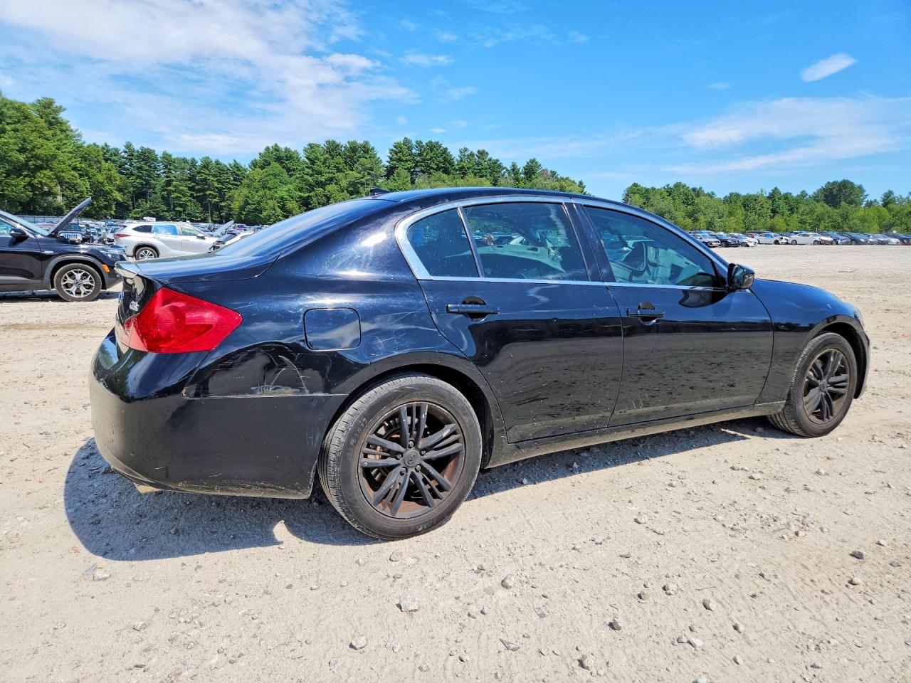 2012 Infiniti G25 Sedan X Black vin: JN1DV6AR1CM731037