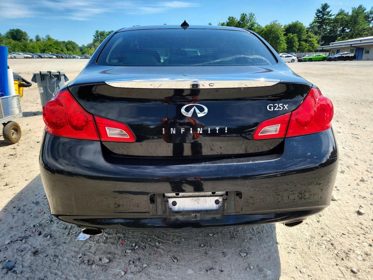 2012 Infiniti G25 Sedan X Black vin: JN1DV6AR1CM731037