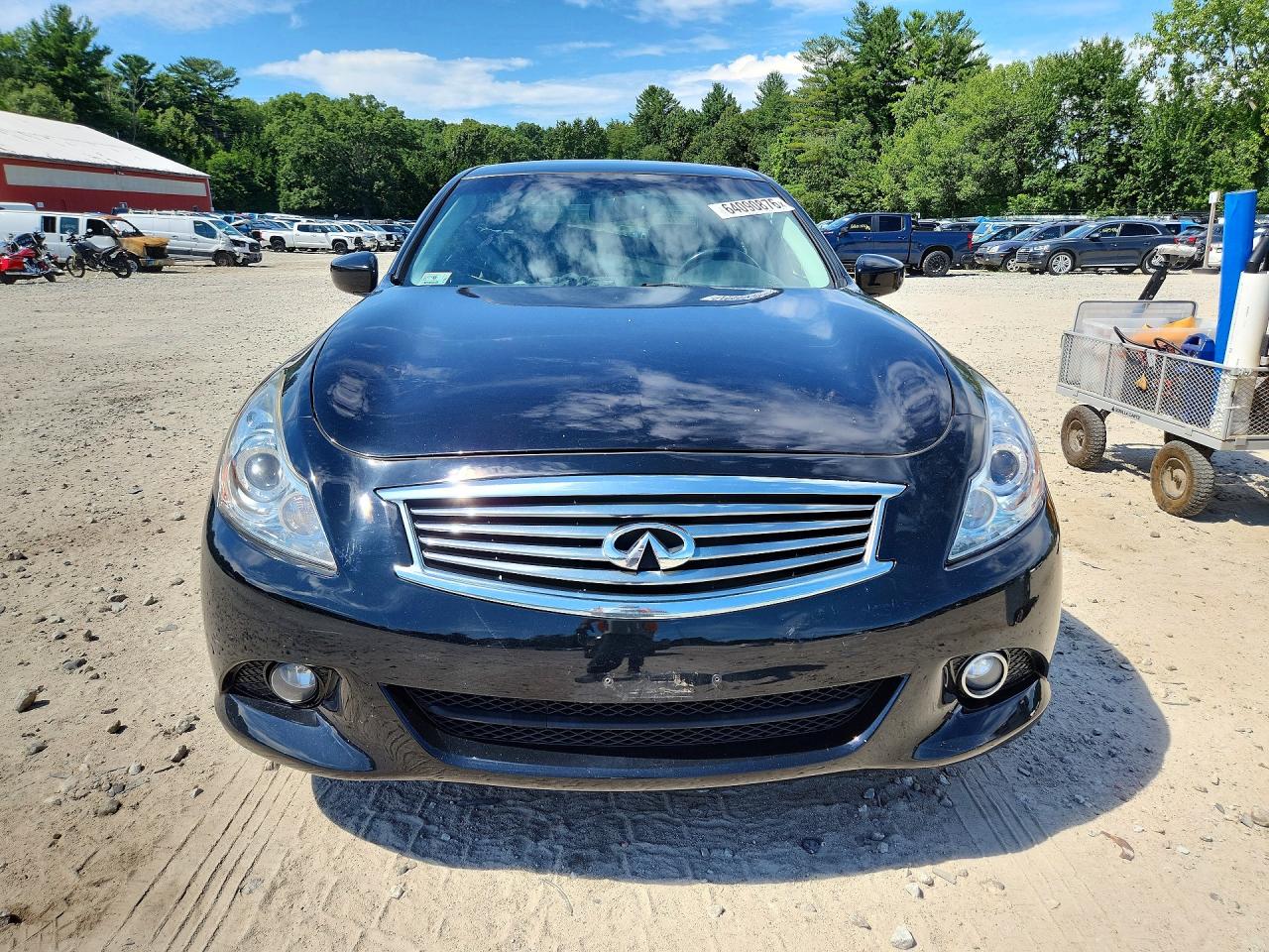 2012 Infiniti G25 Sedan X Black vin: JN1DV6AR1CM731037