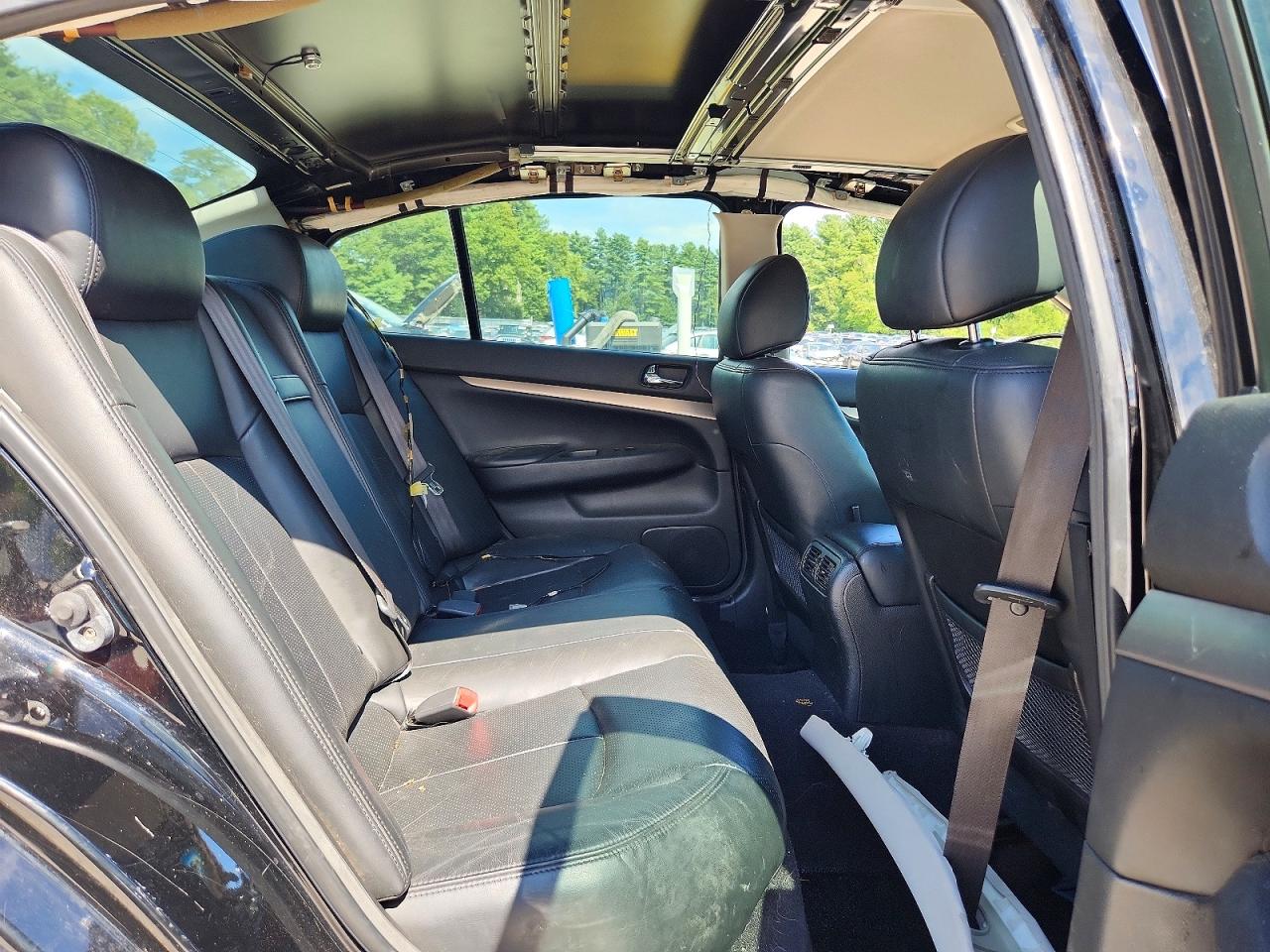 2012 Infiniti G25 Sedan X Black vin: JN1DV6AR1CM731037