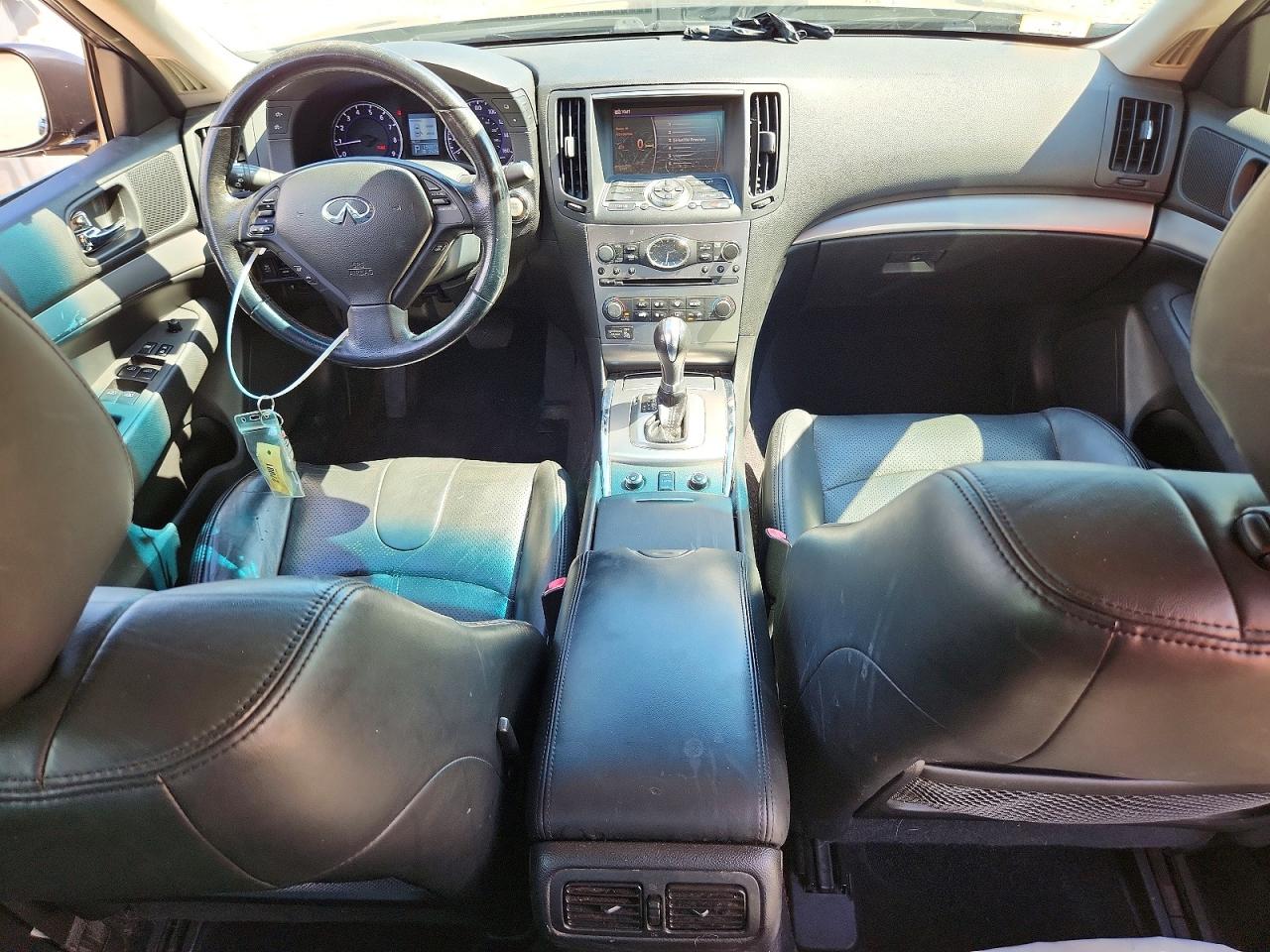 2012 Infiniti G25 Sedan X Black vin: JN1DV6AR1CM731037