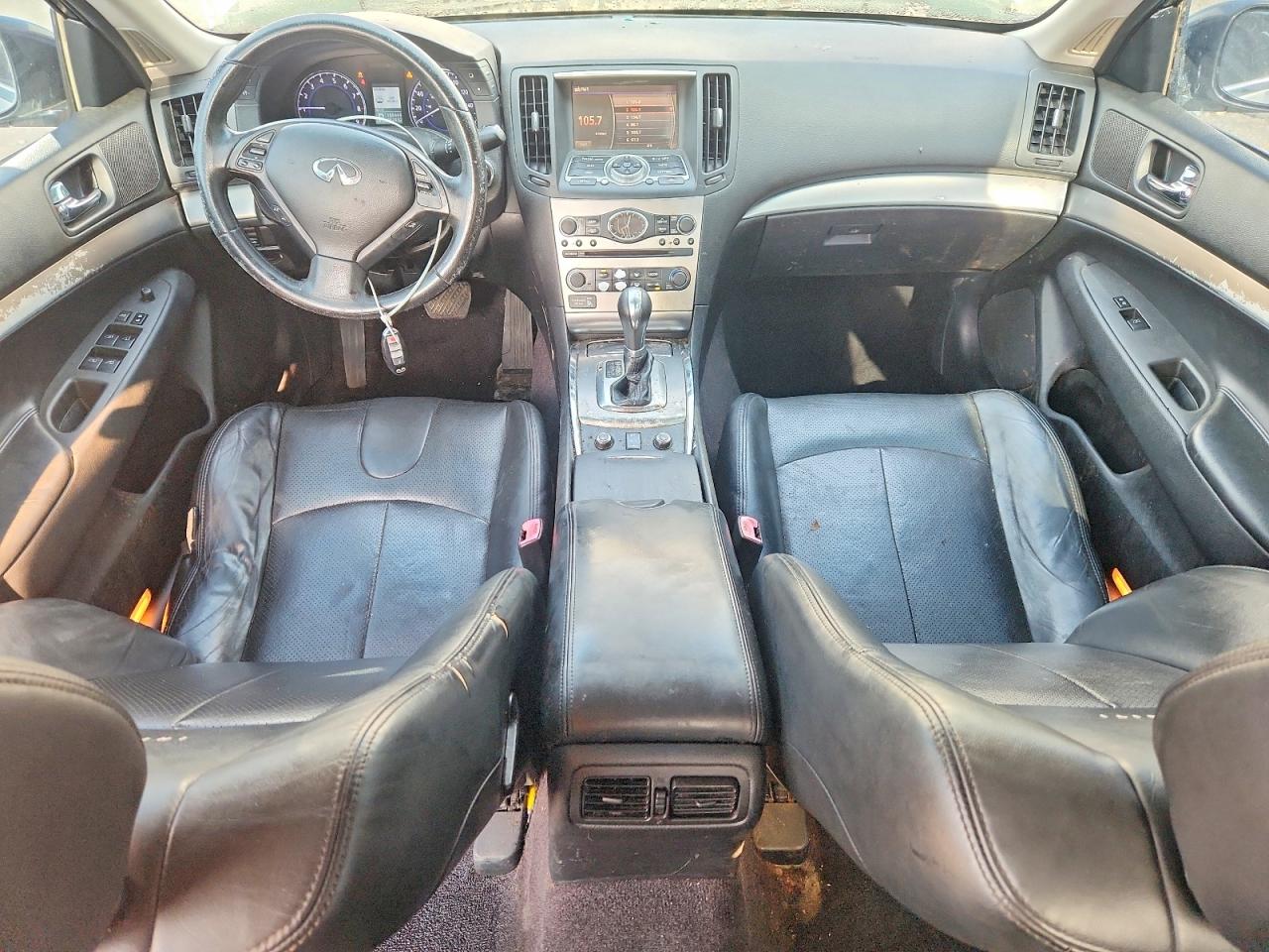 2012 Infiniti G25 Sedan X White vin: JN1DV6AR1CM731099