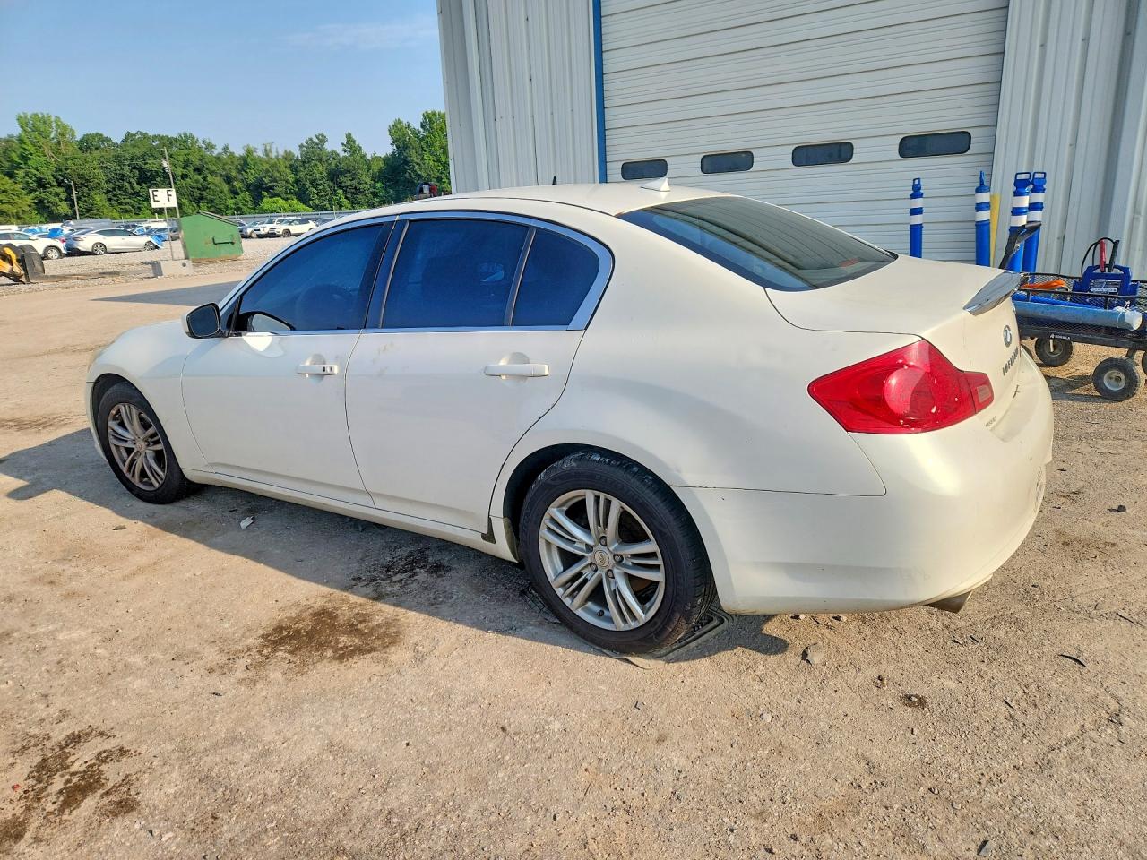 2012 Infiniti G25 Sedan X White vin: JN1DV6AR1CM731099
