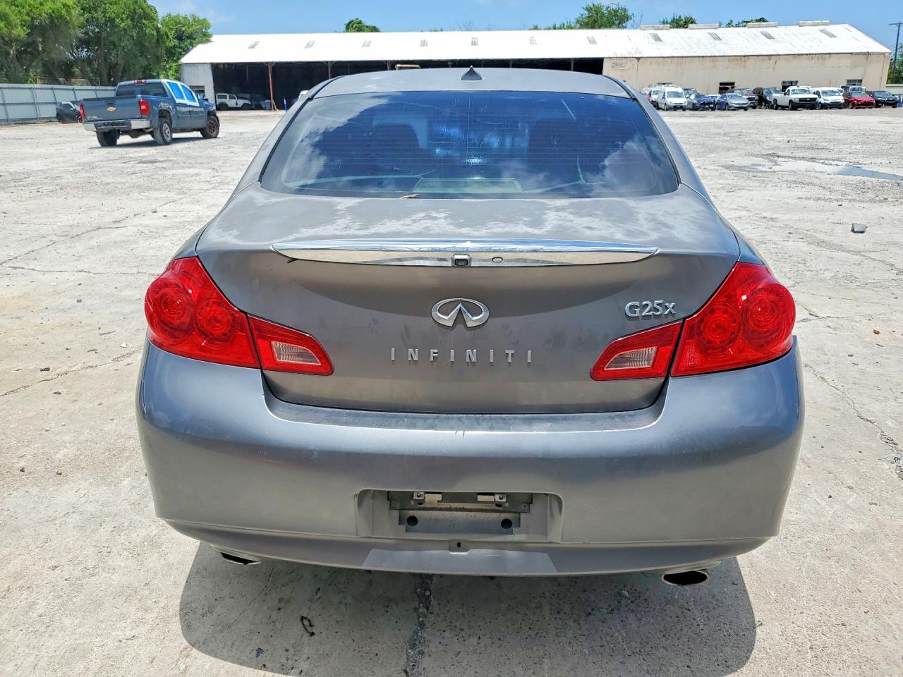 2012 Infiniti G25 Sedan X Gray vin: JN1DV6AR1CM862257