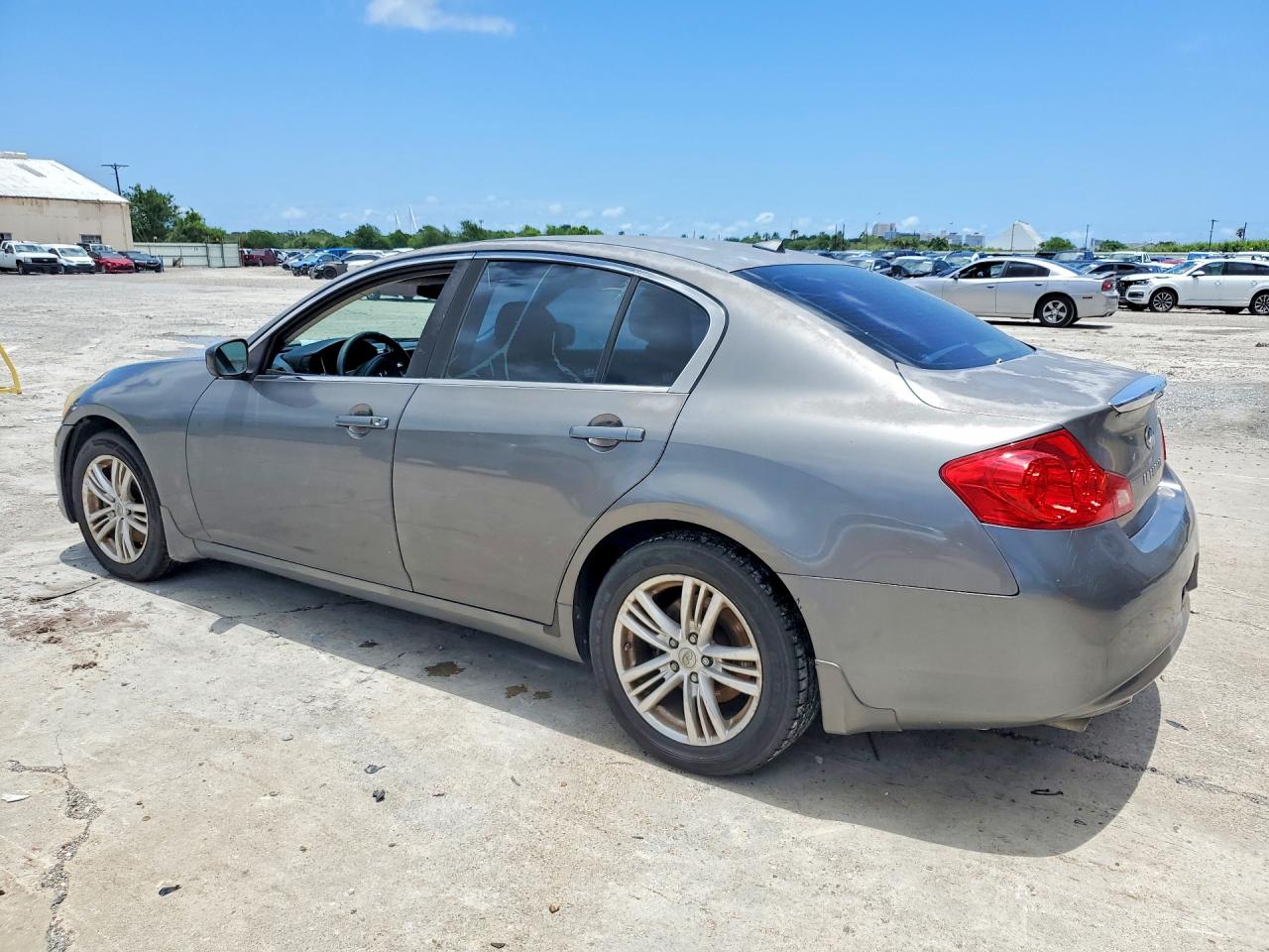 2012 Infiniti G25 Sedan X Gray vin: JN1DV6AR1CM862257