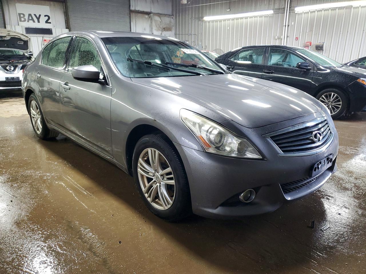 2012 Infiniti G25 Sedan X Gray vin: JN1DV6AR1CM862579
