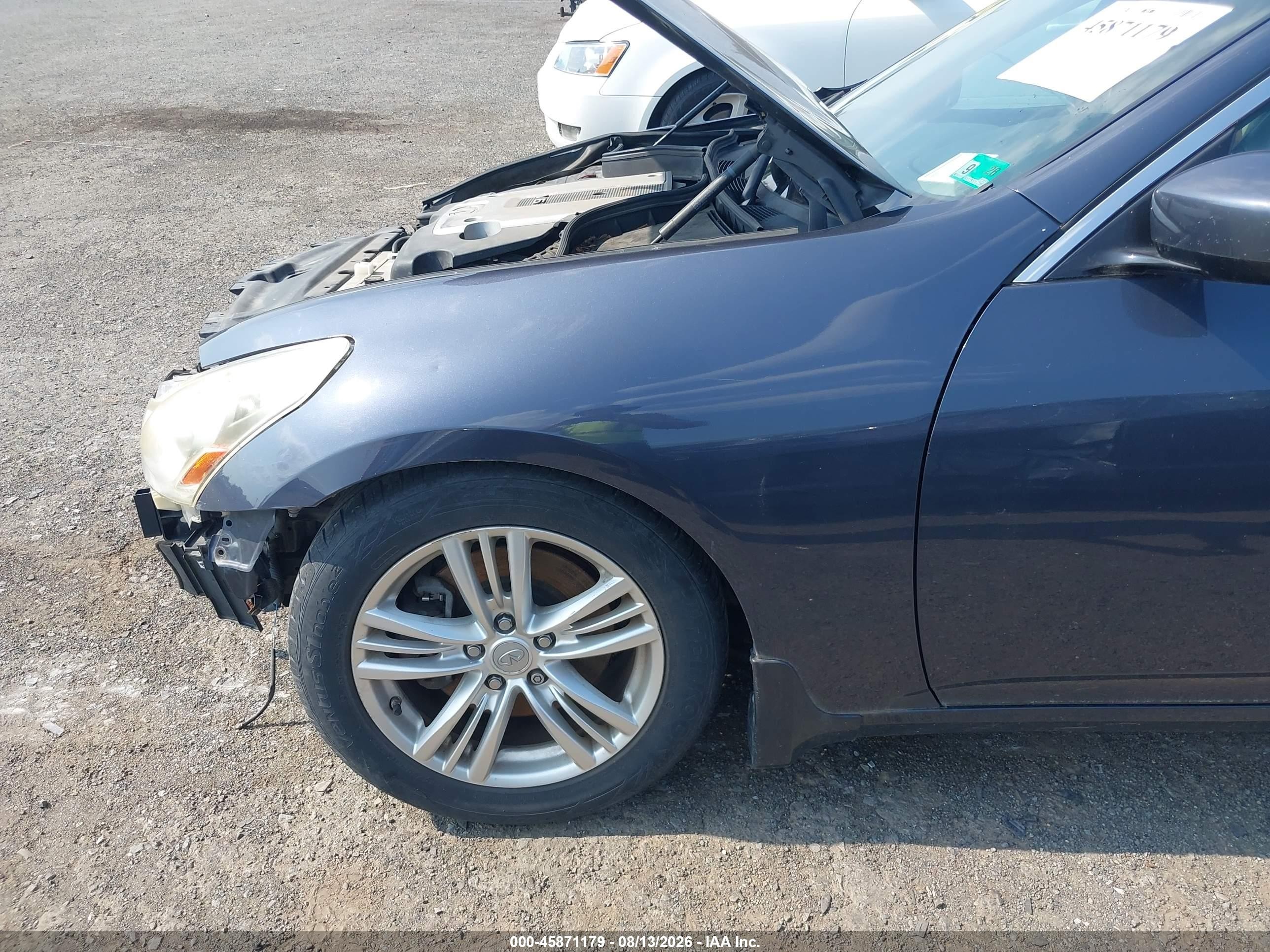 2011 Infiniti G25x   Blue vin: JN1DV6AR2BM650708