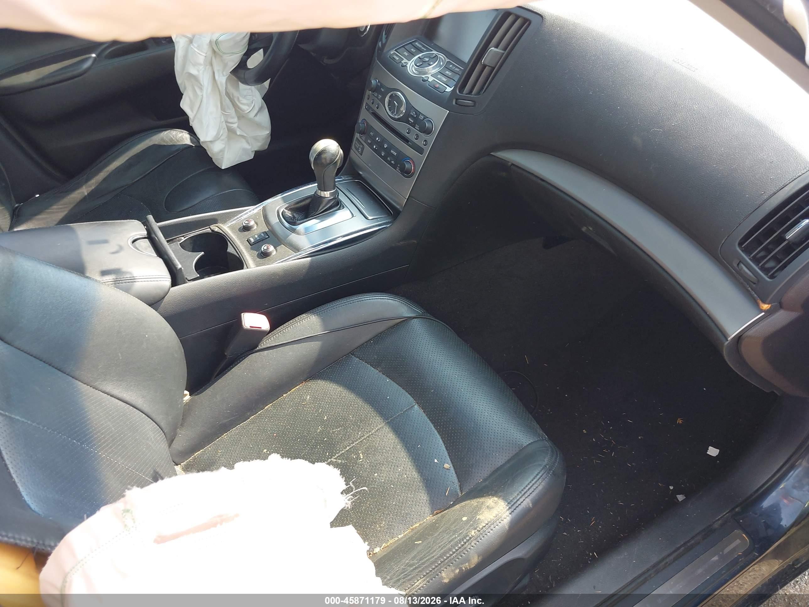 2011 Infiniti G25x   Blue vin: JN1DV6AR2BM650708